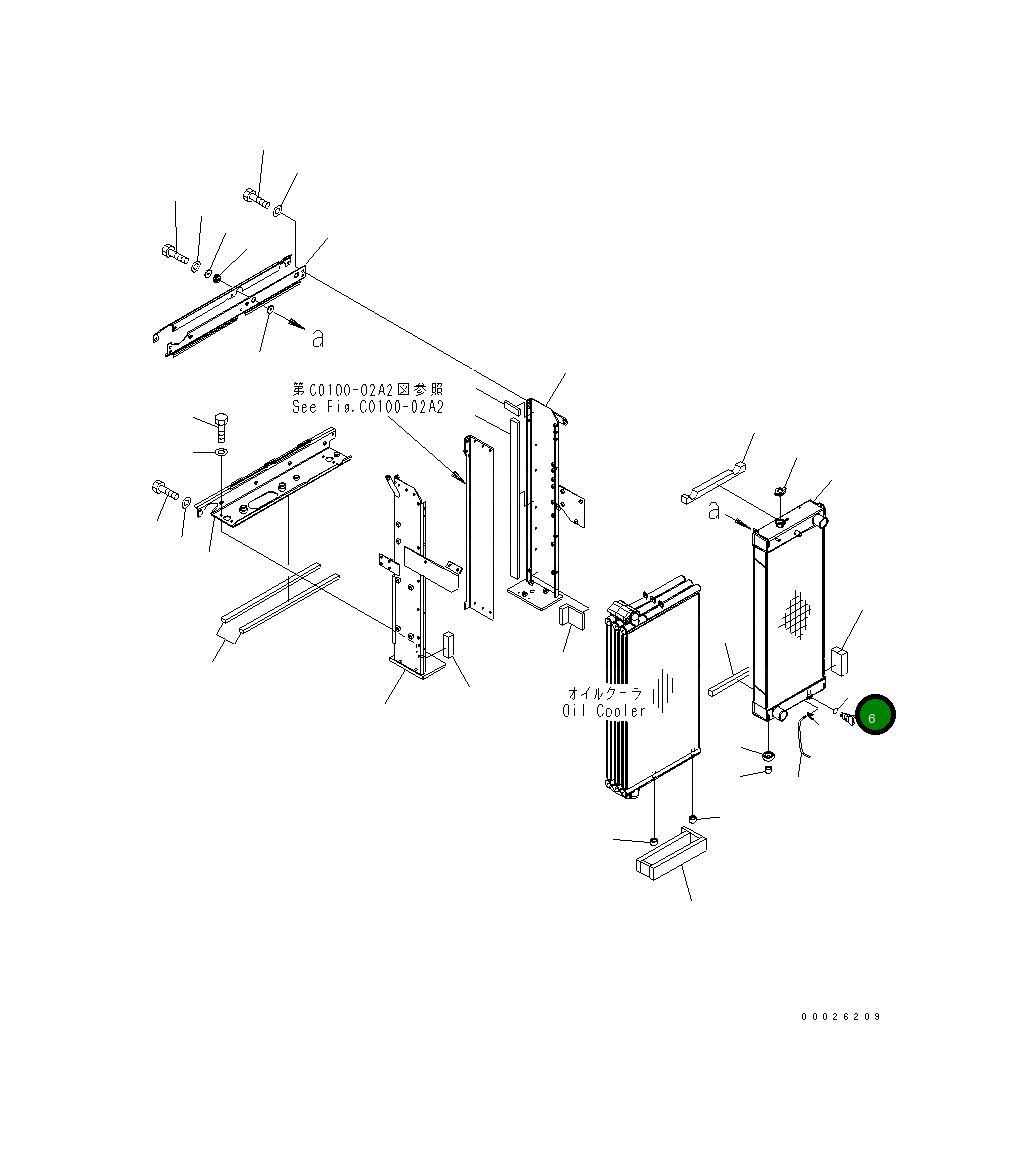 Кольцо уплотнительное (O-Ring) 07000-41007 Komatsu