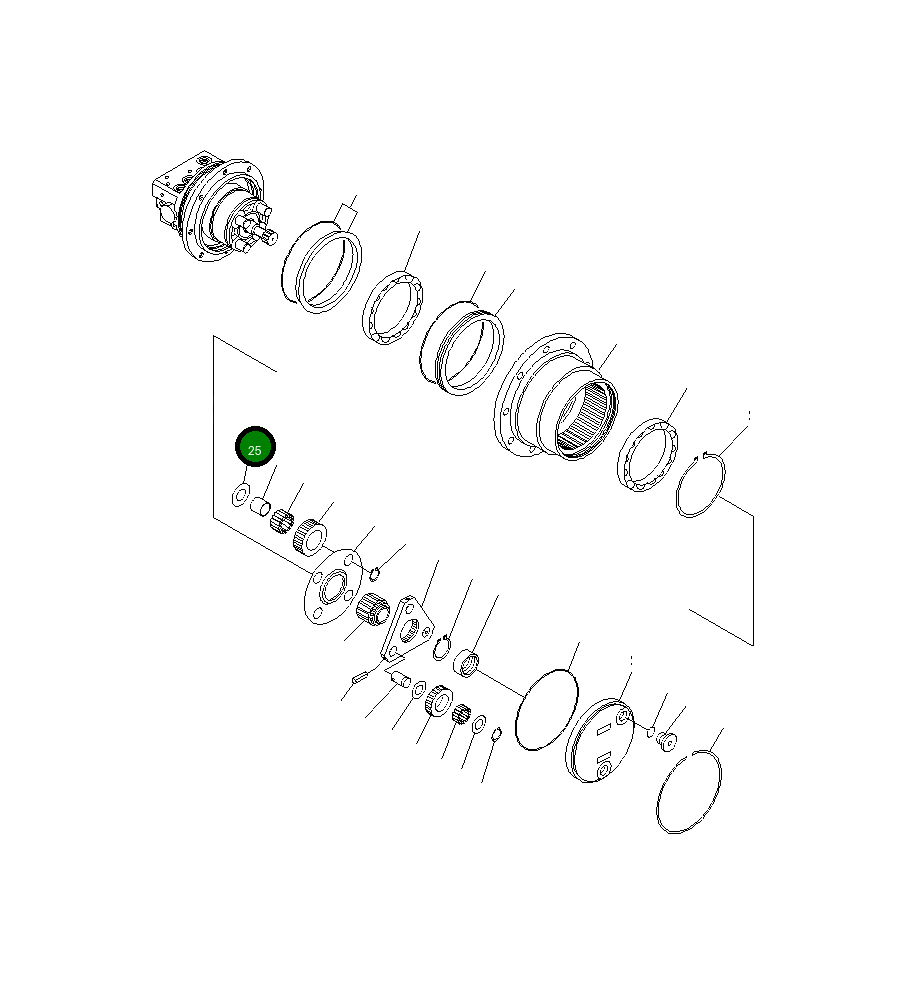 Кольцо FUFZD8517134 Komatsu