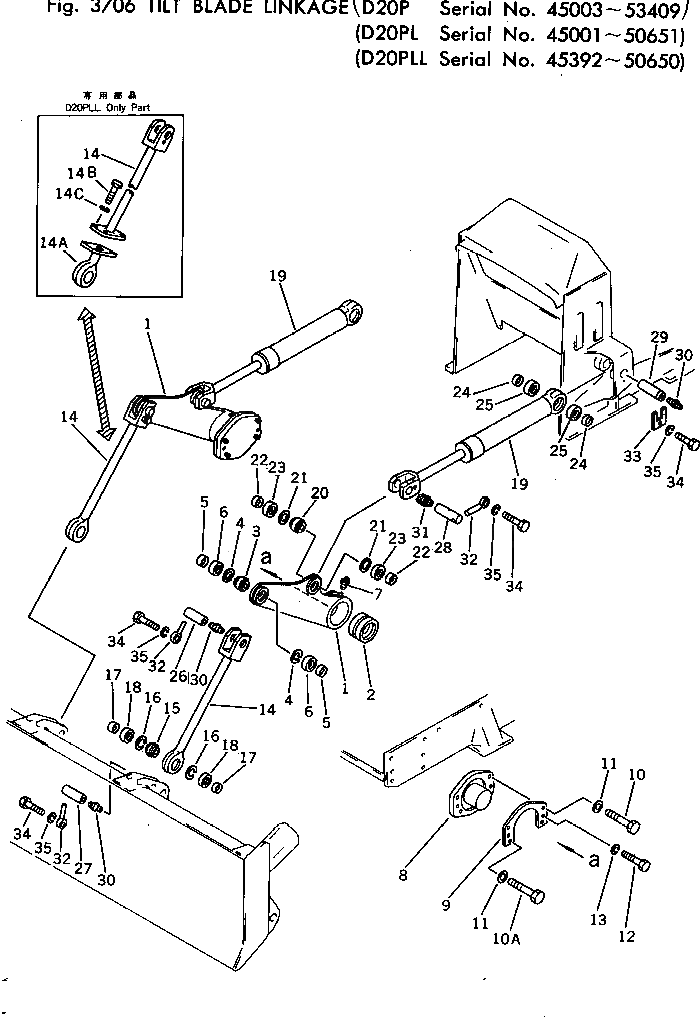 Болт 01090-51655  Komatsu