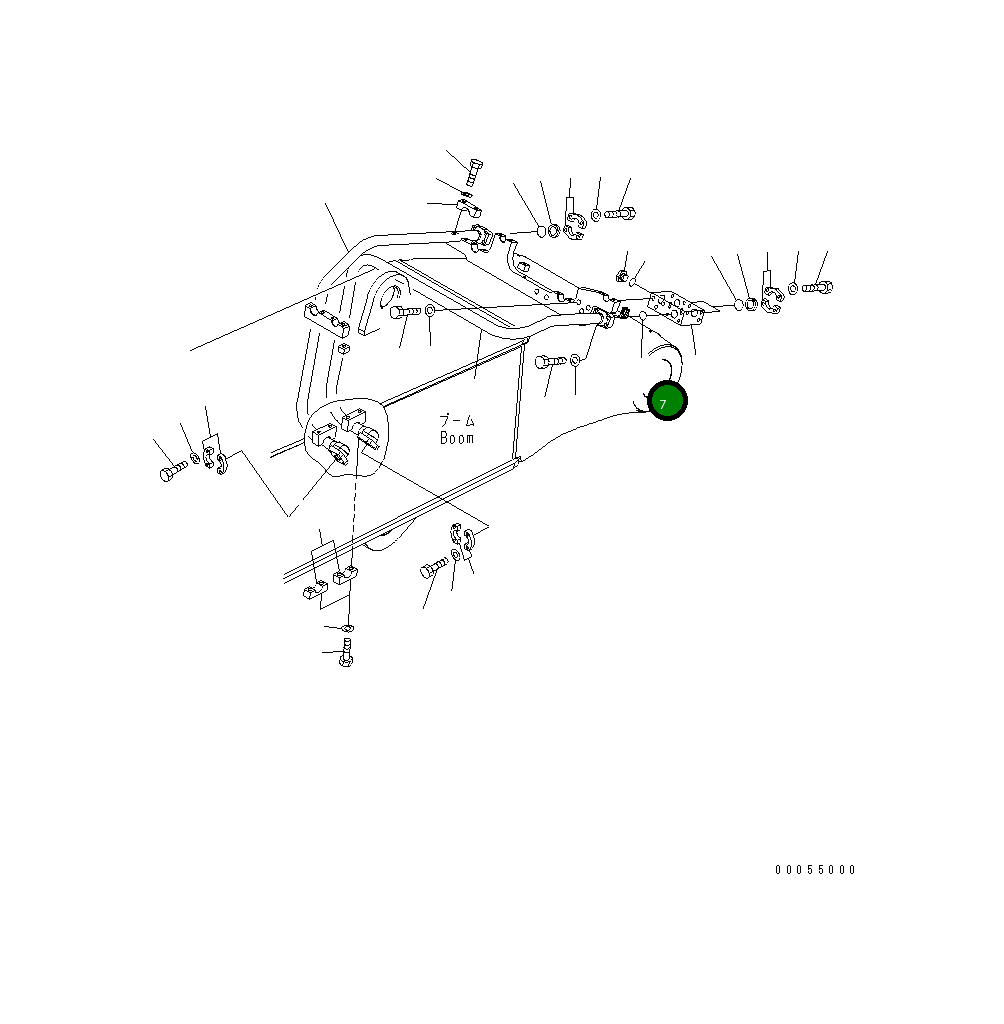 Кольцо уплотнительное (O-Ring) 07000-53032 Komatsu