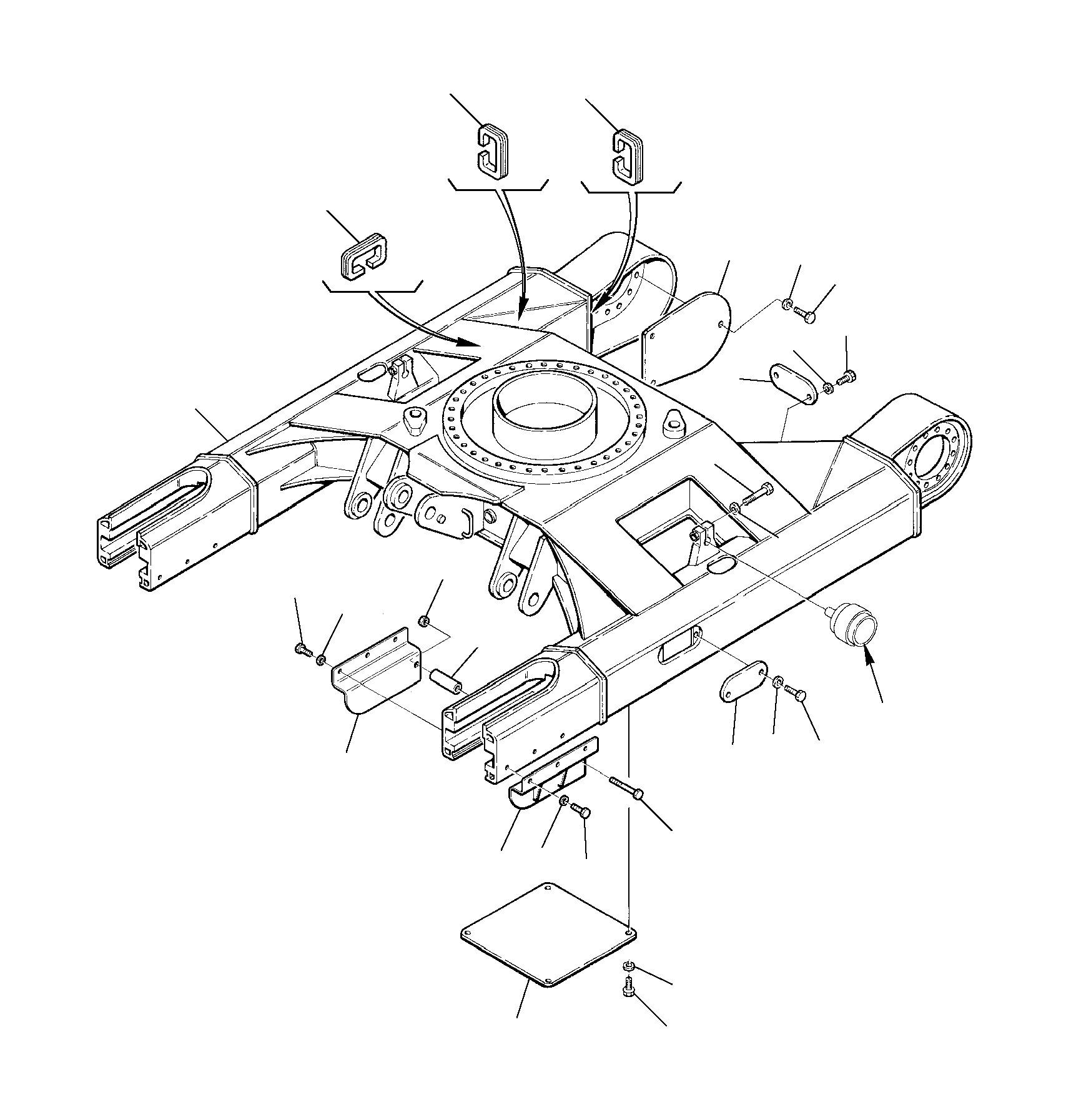 Крышка 21D-30-11160 Komatsu