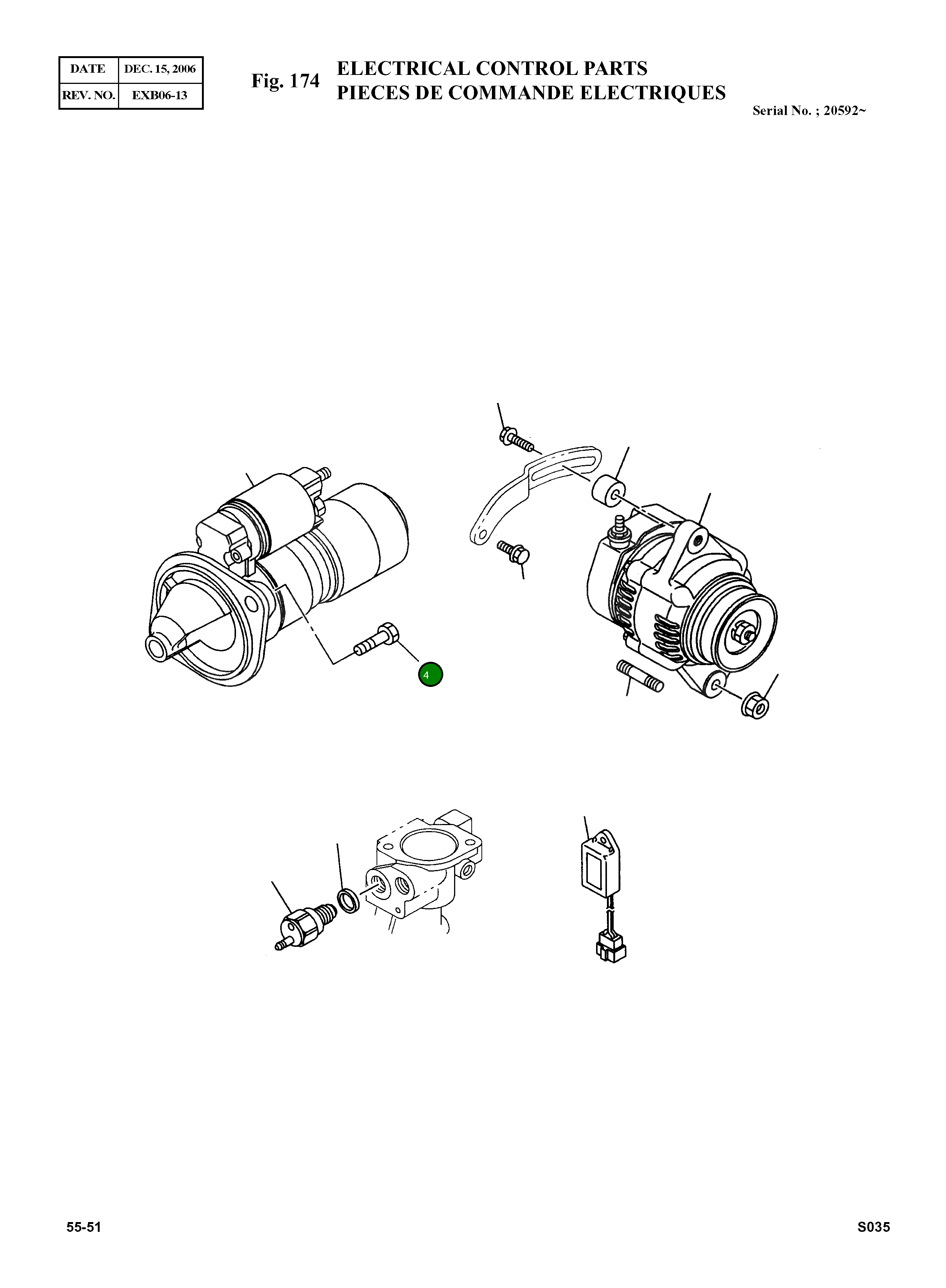 Болт 586400-3320 Komatsu