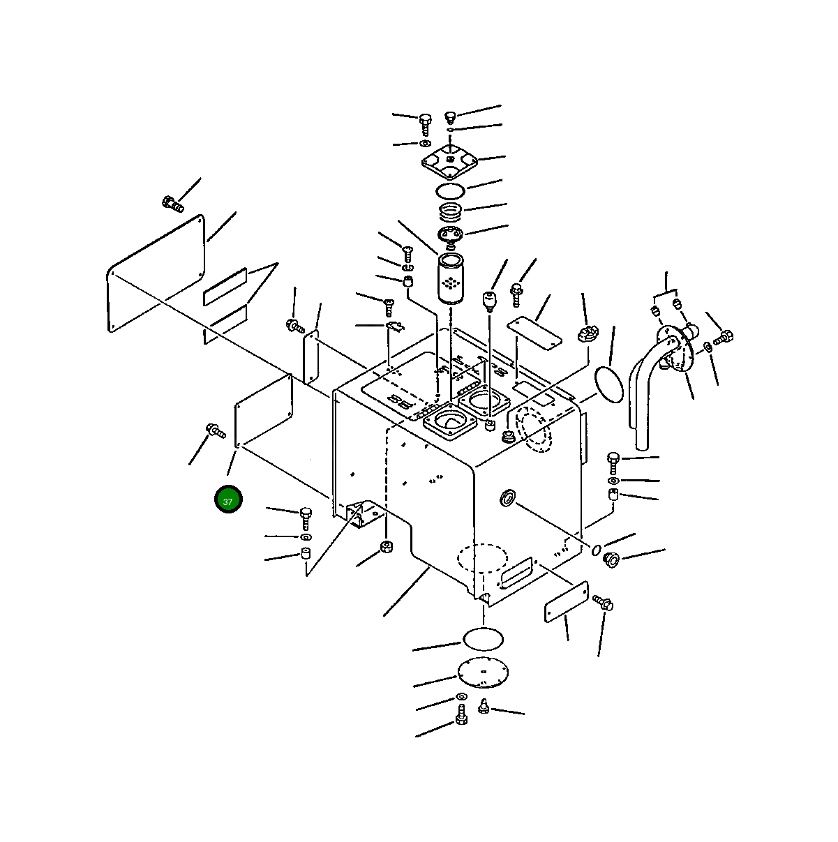 Крышка 421-60-11760 Komatsu