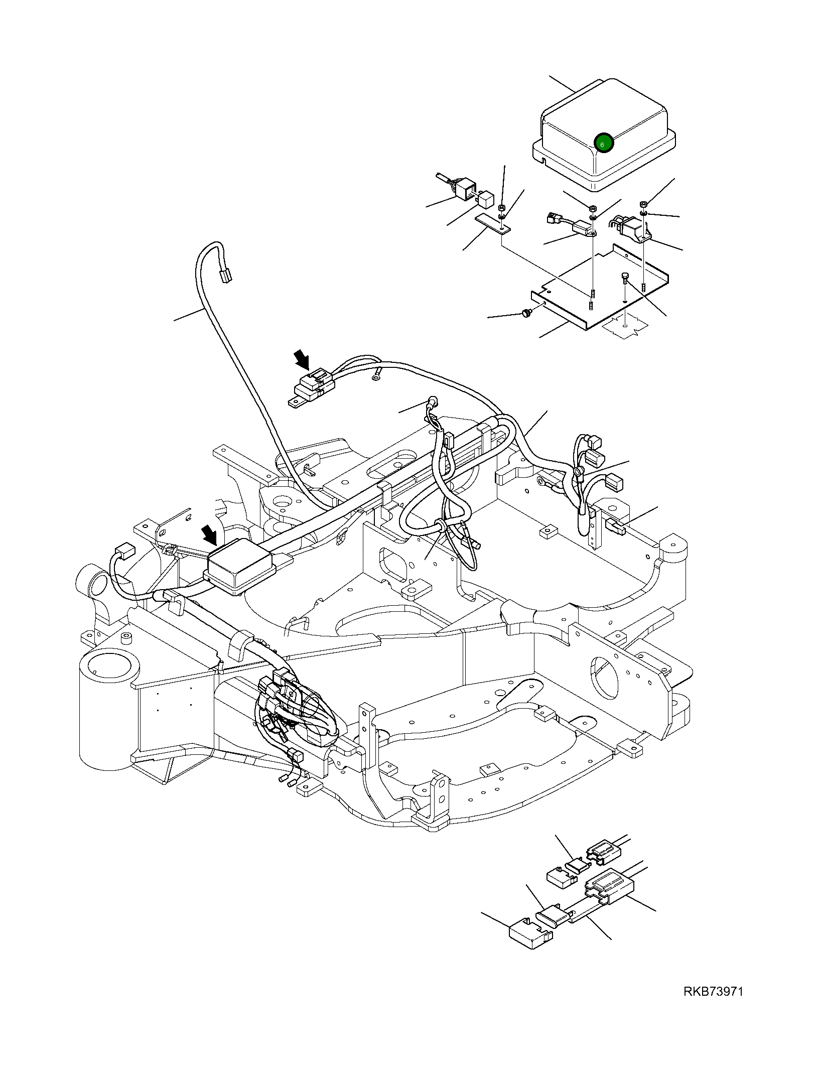 Крышка 37D-06-11410  Komatsu