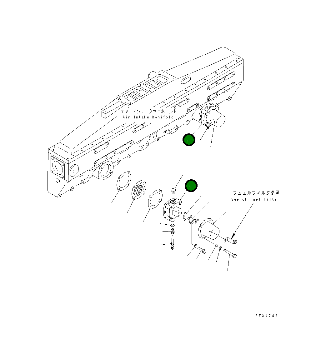 Крышка 6128-81-4912 Komatsu