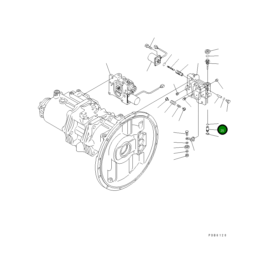 Кольцо уплотнительное (O-Ring) 07000-52010 Komatsu