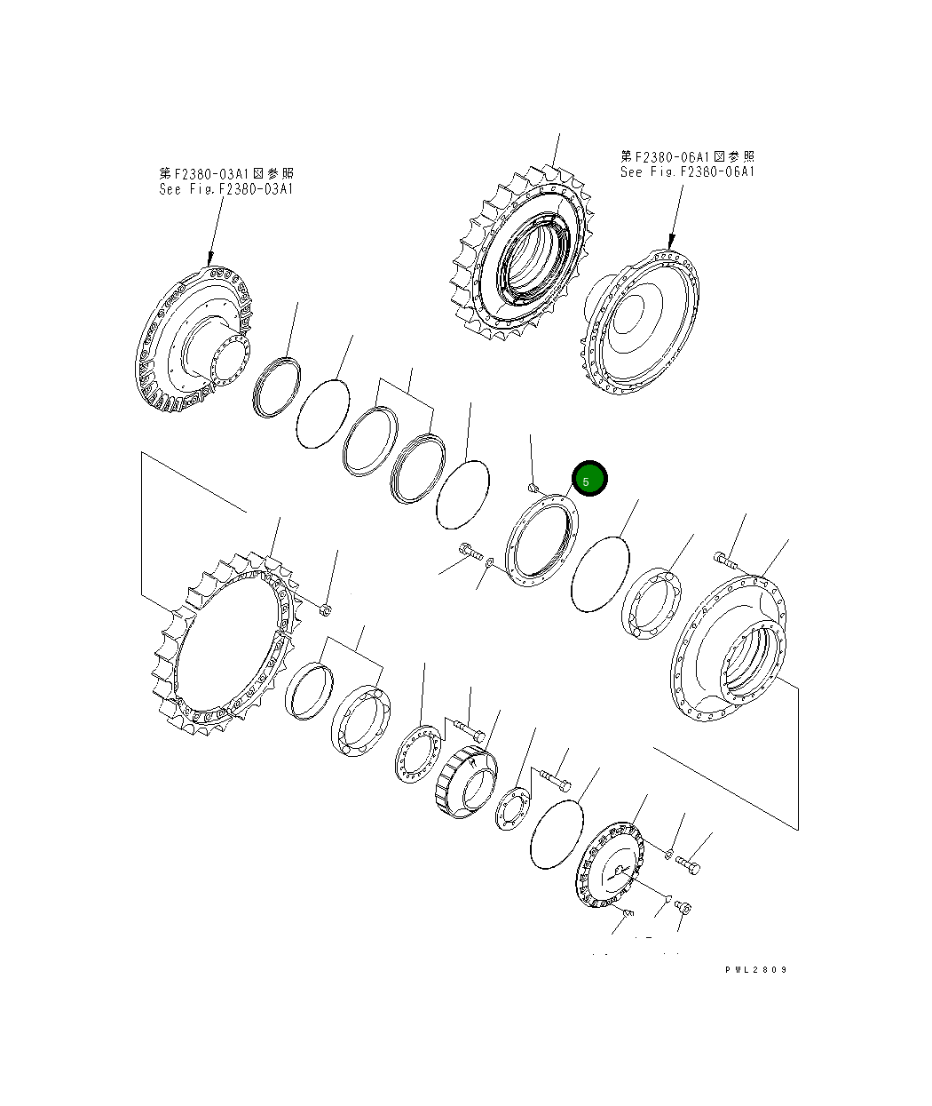 Крышка 195-27-34310 Komatsu