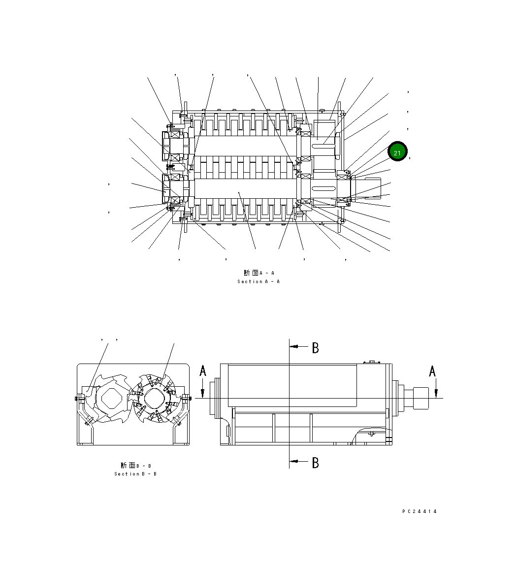 Кольцо уплотнительное (O-Ring) 8261-70-1D90 Komatsu