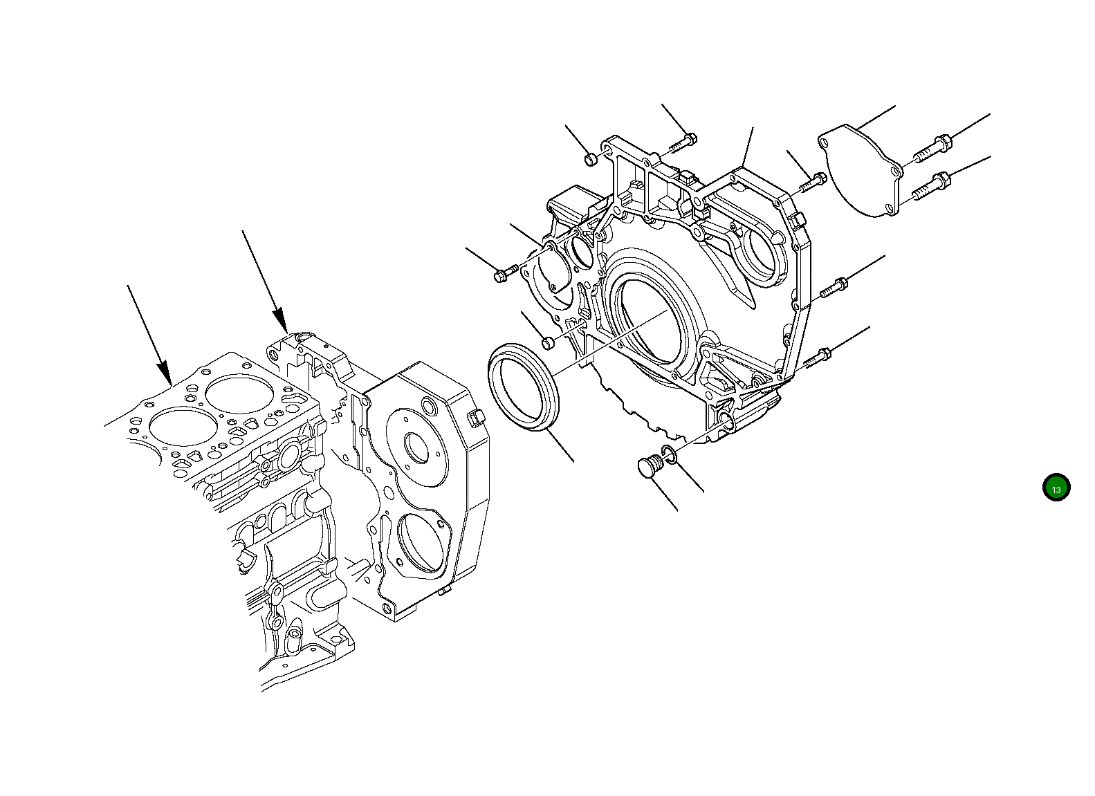 Болт EA16586325 Komatsu