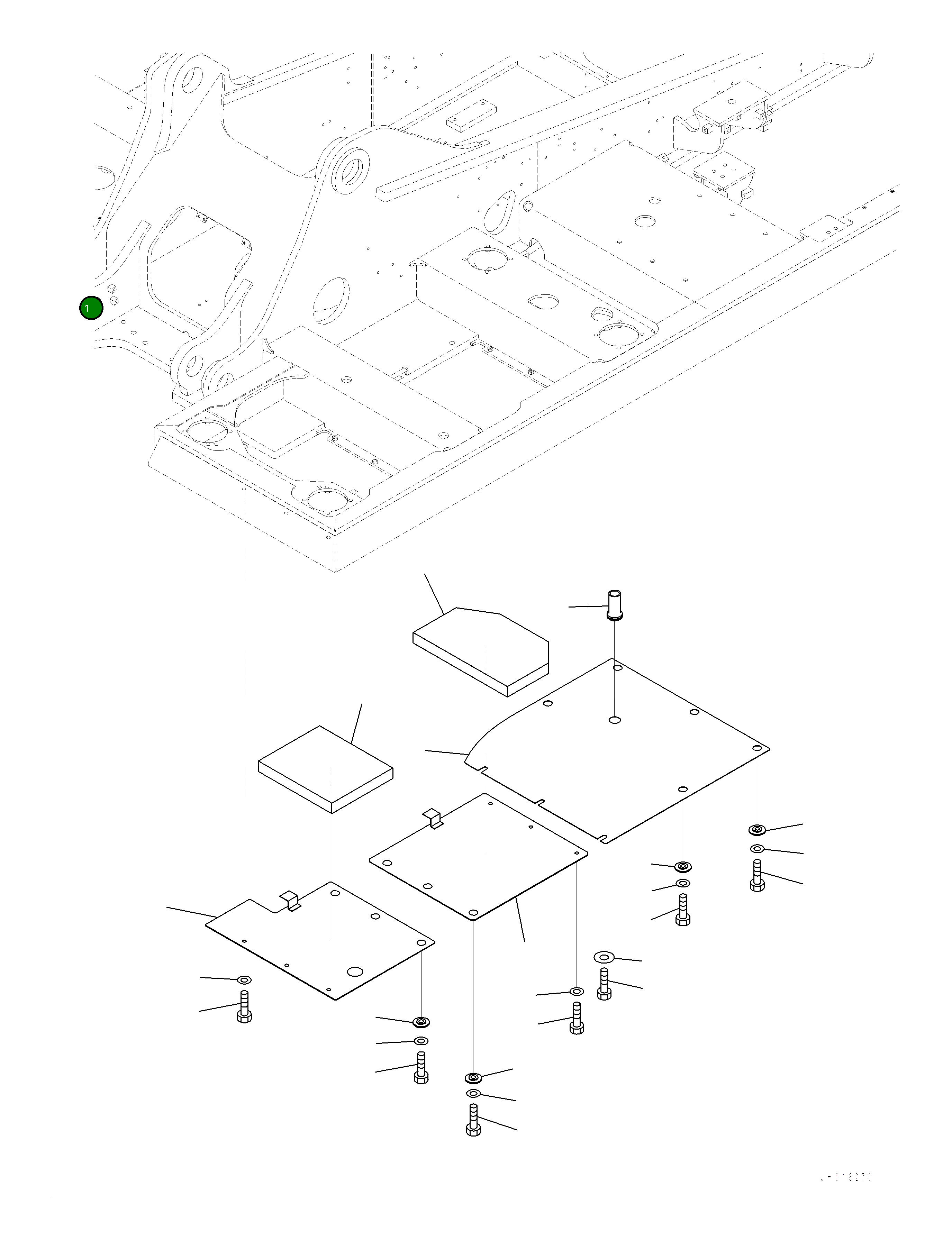Крышка 207-54-42271 Komatsu