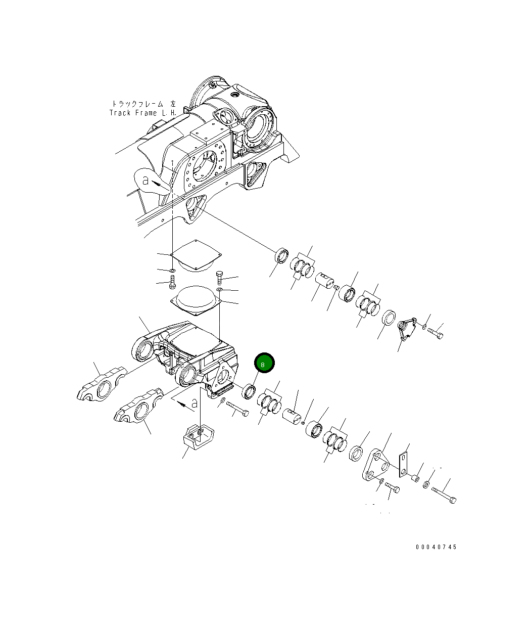 Кольцо 198-30-32840 Komatsu