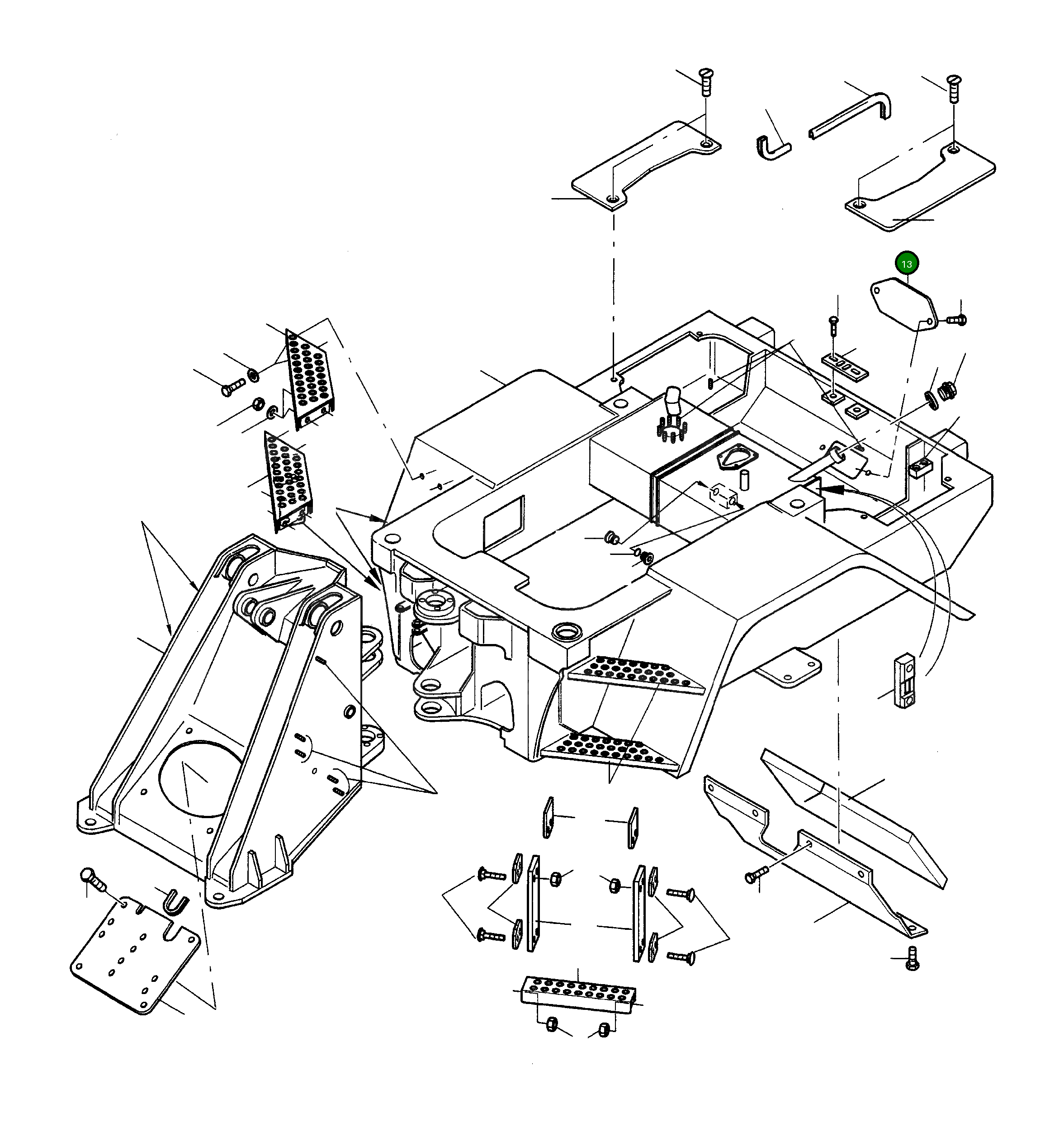 Крышка 42U-46-12G60 Komatsu