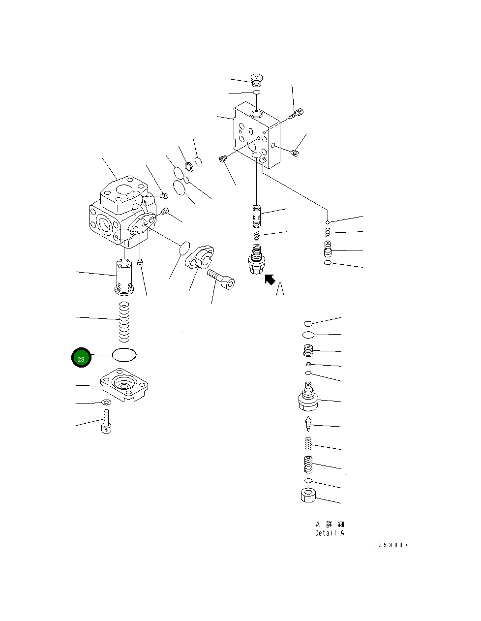 Кольцо уплотнительное (O-Ring) 702-21-55530 Komatsu