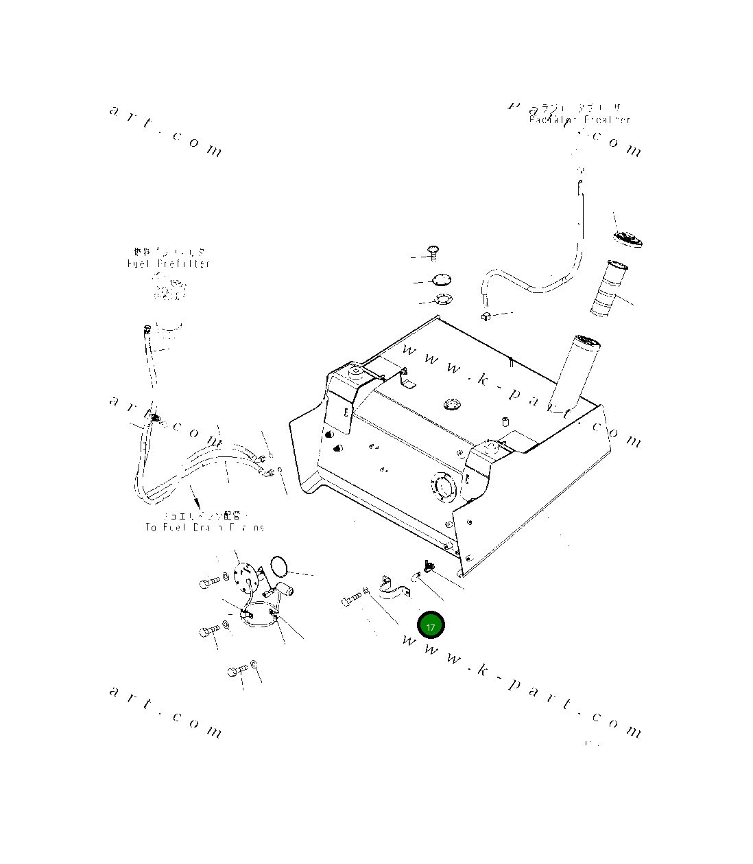 Крышка 418-04-51160 Komatsu