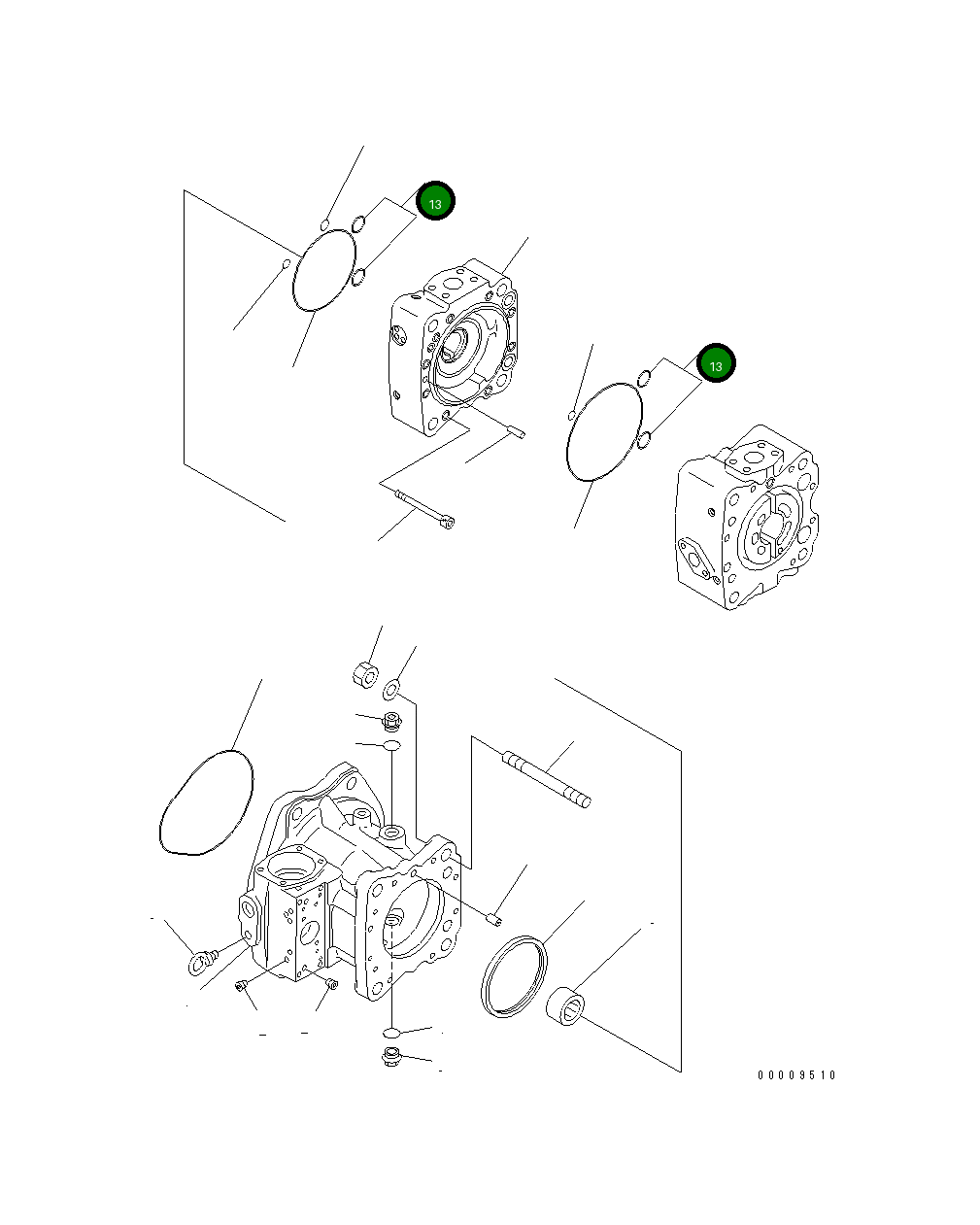 Кольцо уплотнительное (O-Ring) 07000-E3025 Komatsu