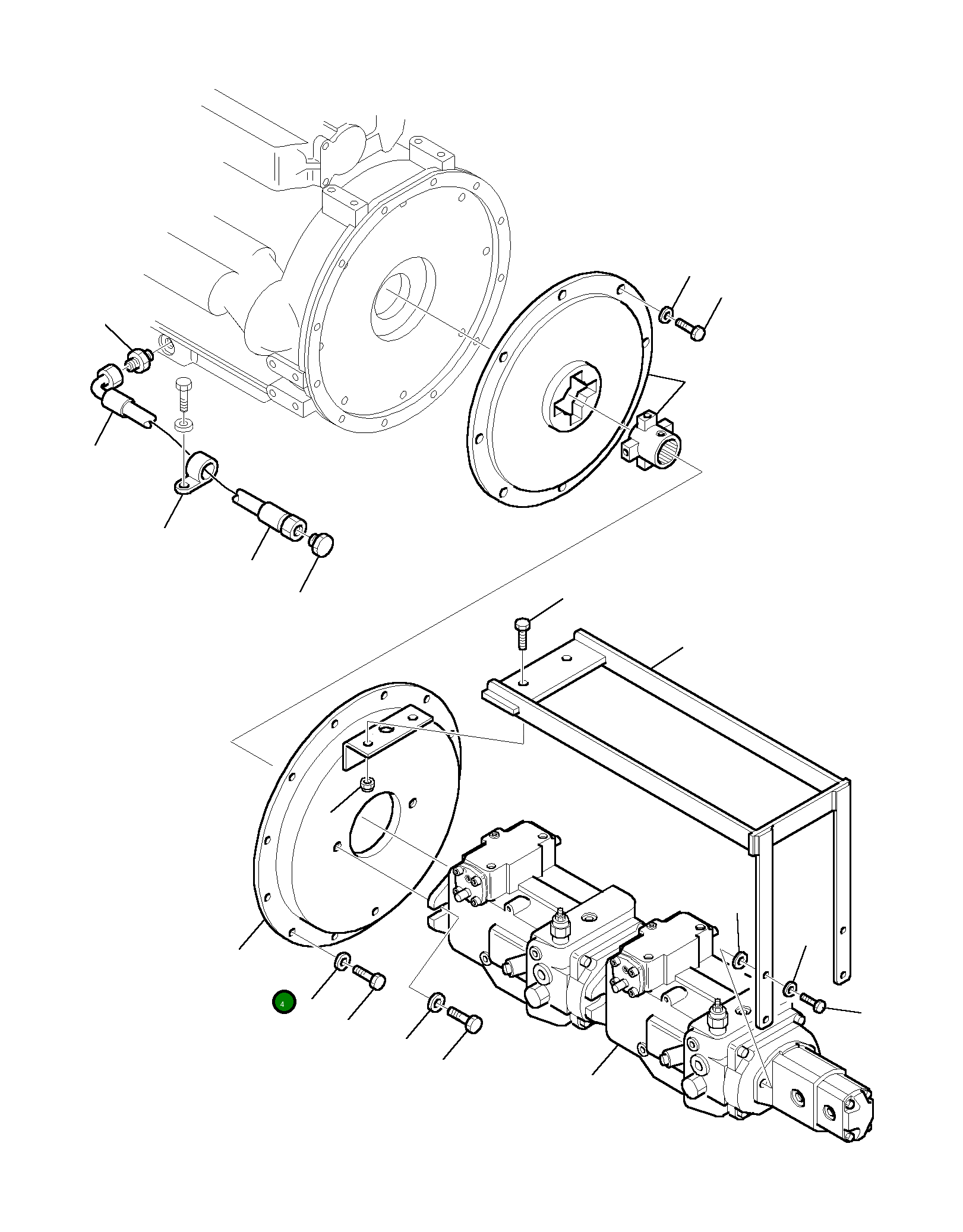 Крышка 338807081  Komatsu