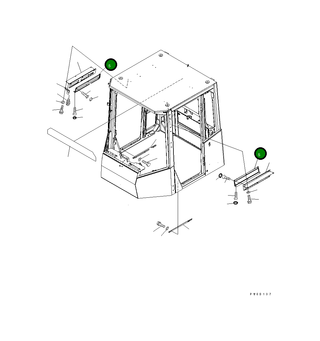 Крышка 421-926-3390  Komatsu