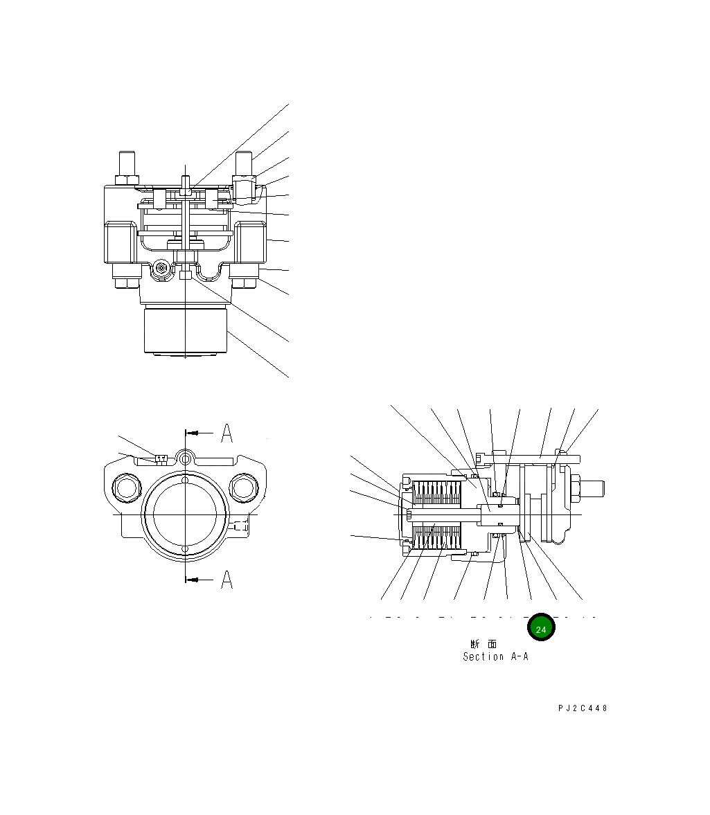 Кольцо 23B-32-31650 Komatsu