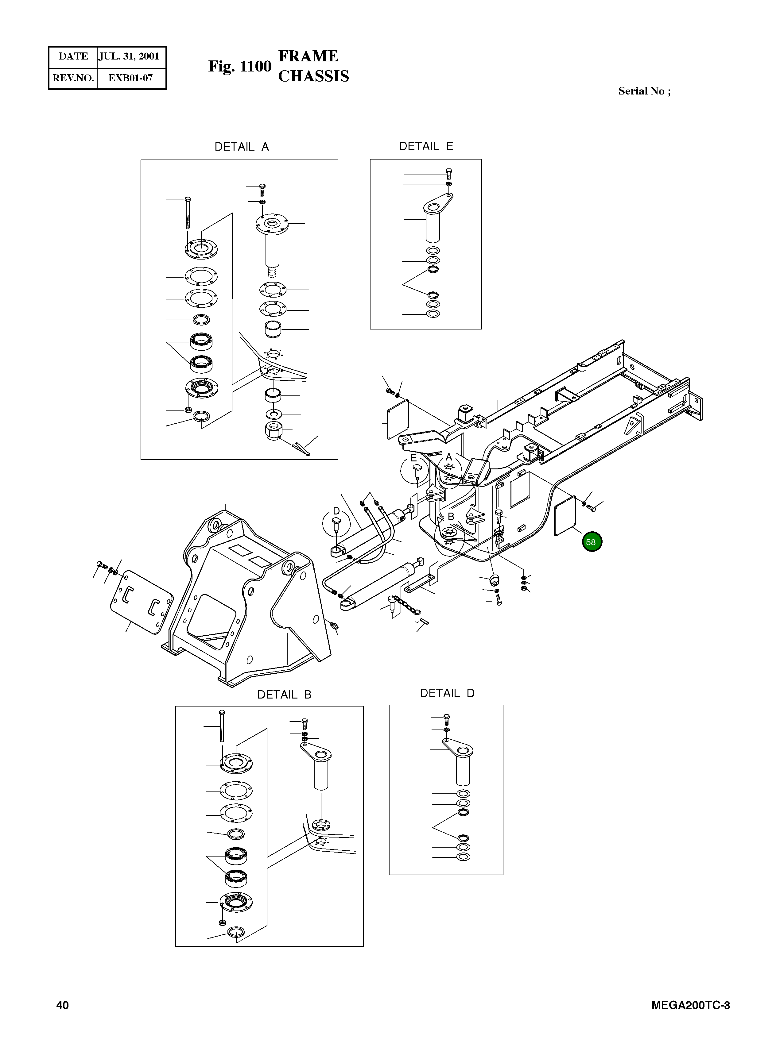 Крышка 4627-1330 Komatsu