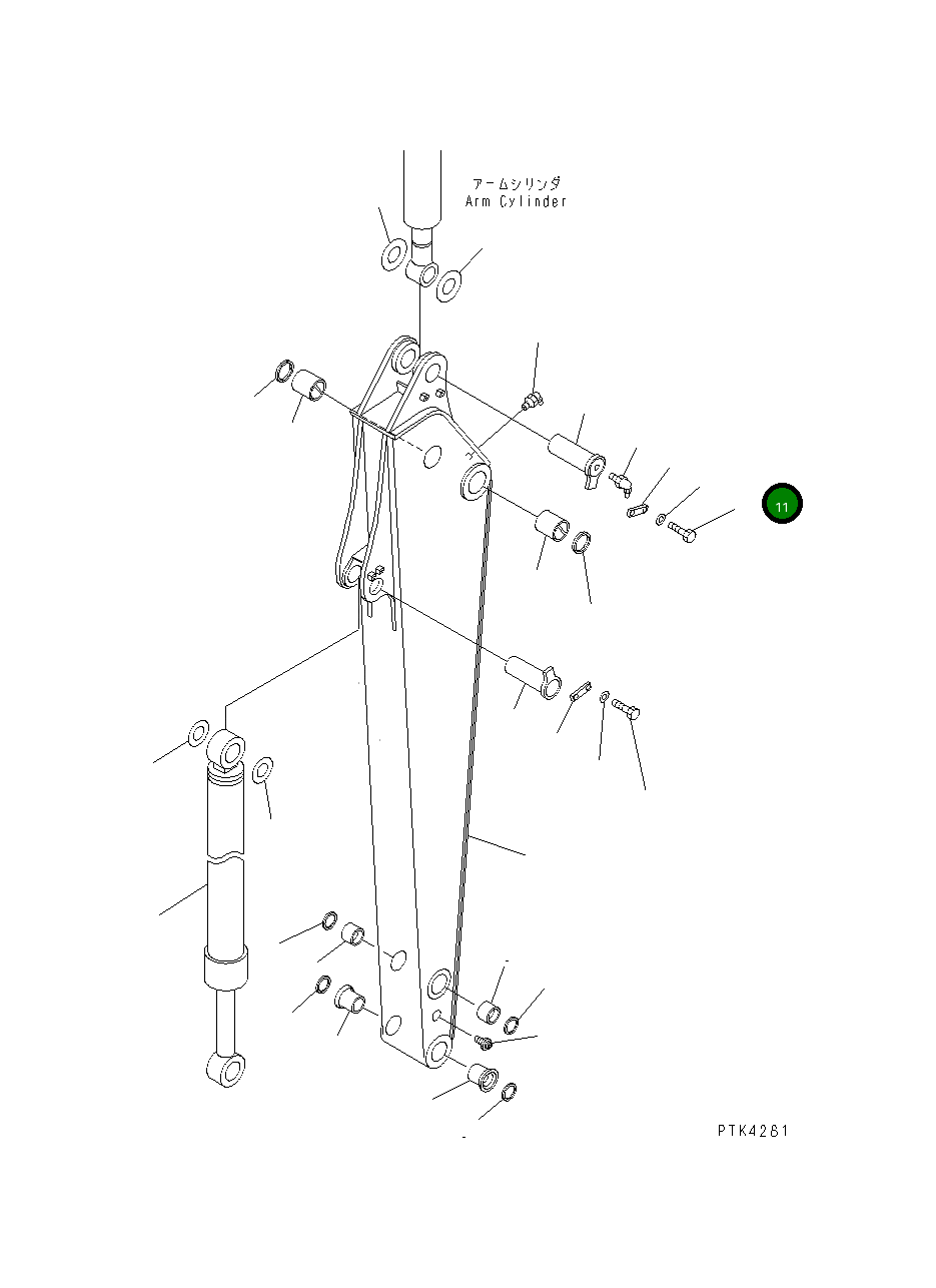 Болт 01010-81230  Komatsu