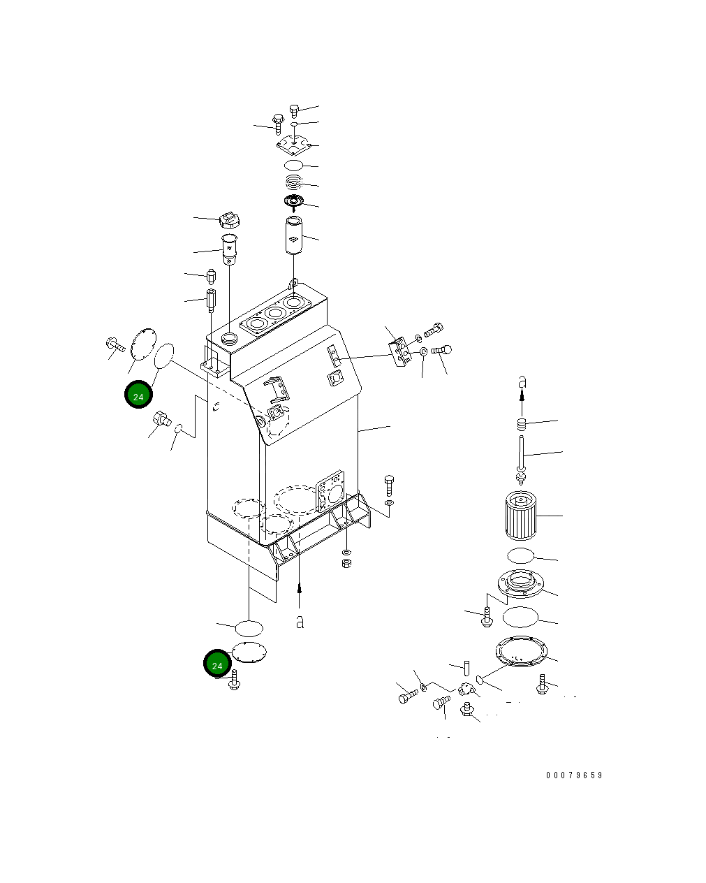 Крышка 427-60-25120 Komatsu