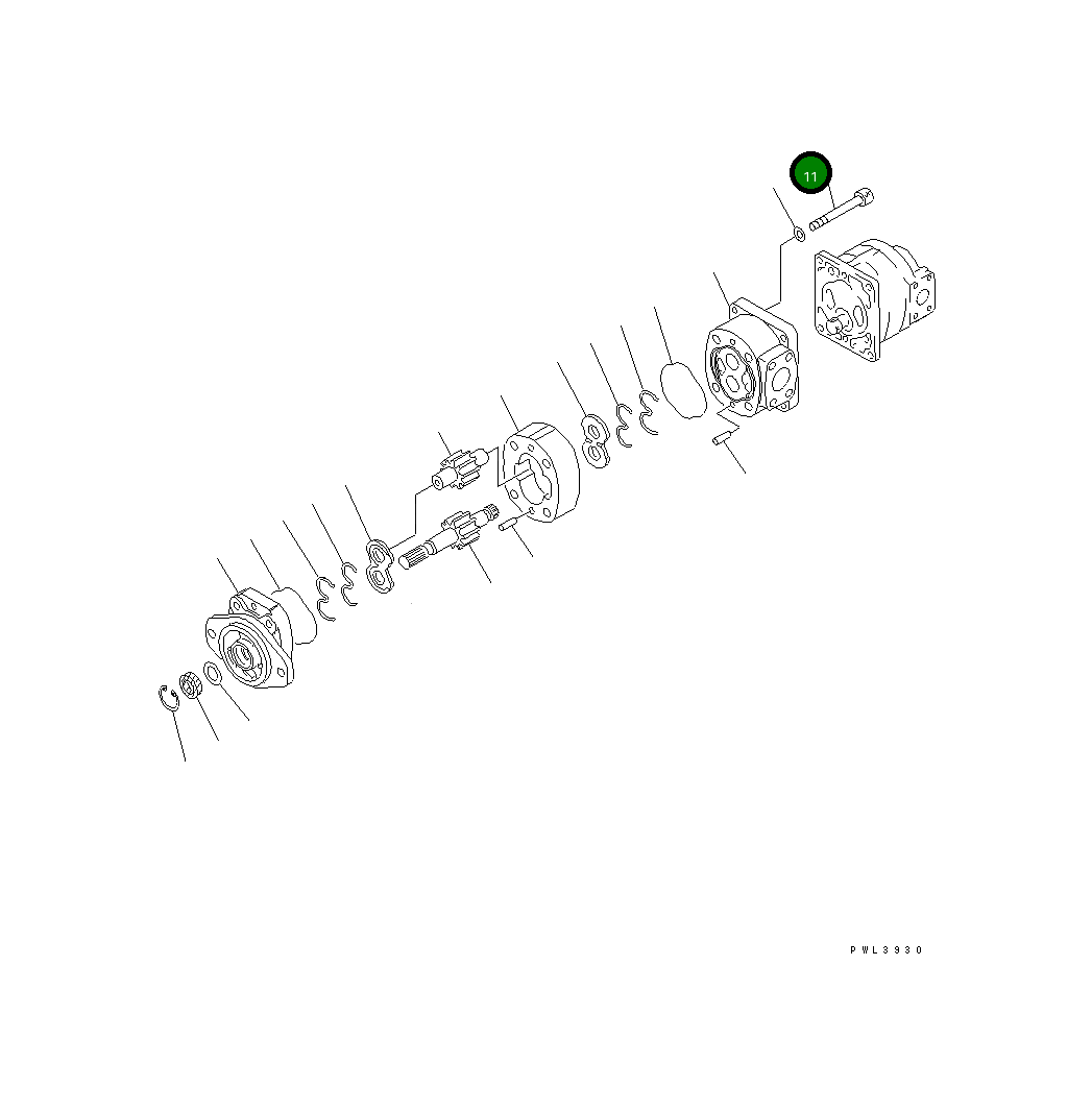 Болт 705-17-02920 Komatsu