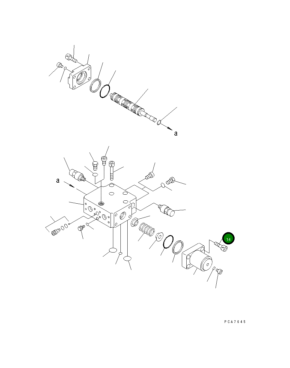 Болт 20G-60-K3040 Komatsu