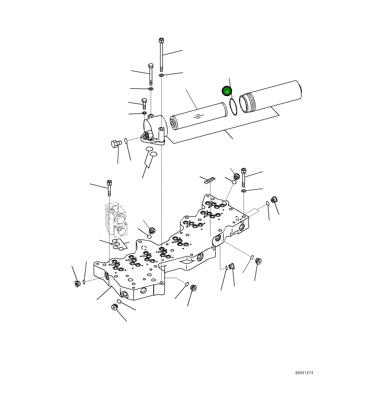 Кольцо уплотнительное (O-Ring) 07000-A2060 Komatsu