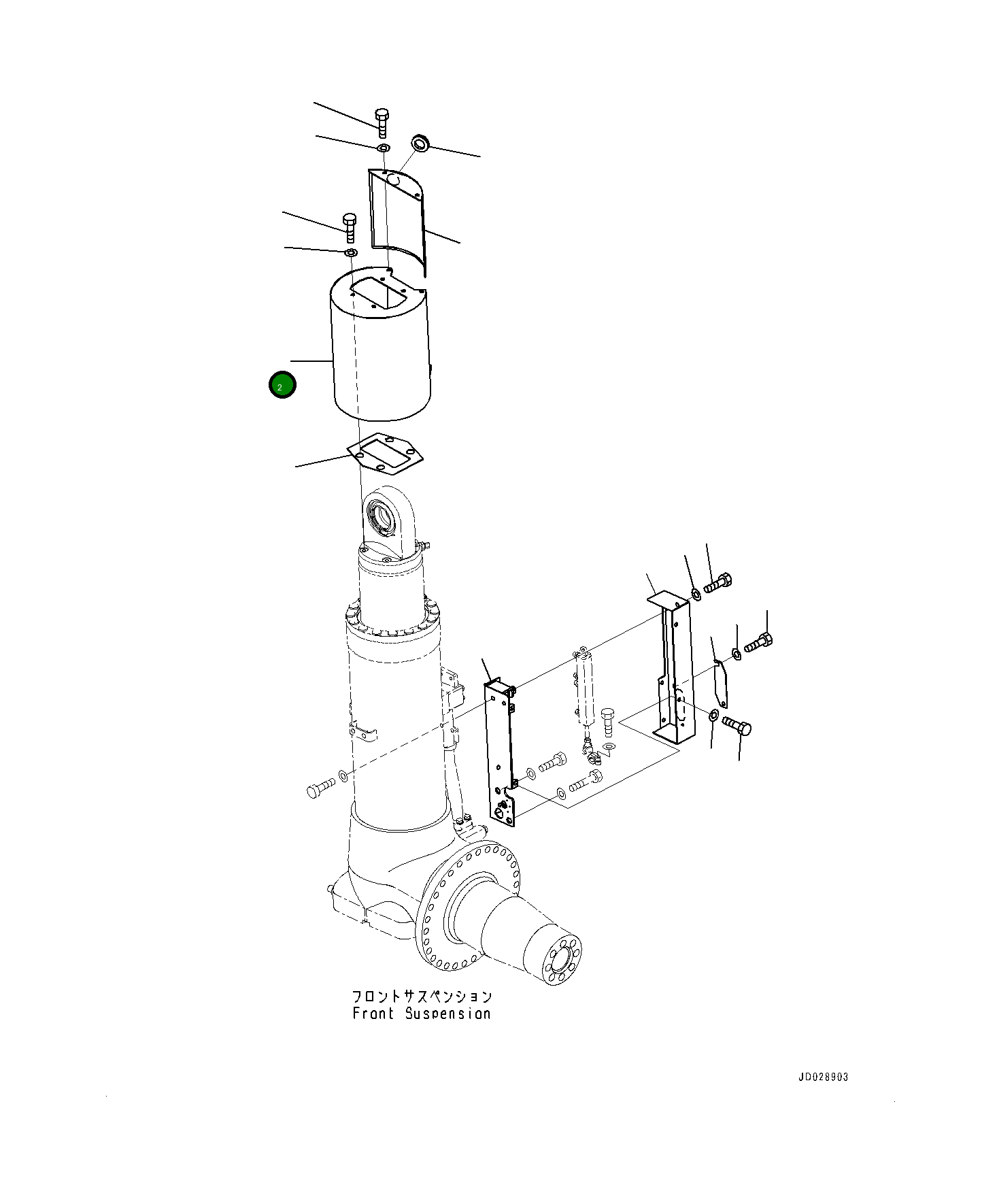 Крышка 561-50-83171  Komatsu
