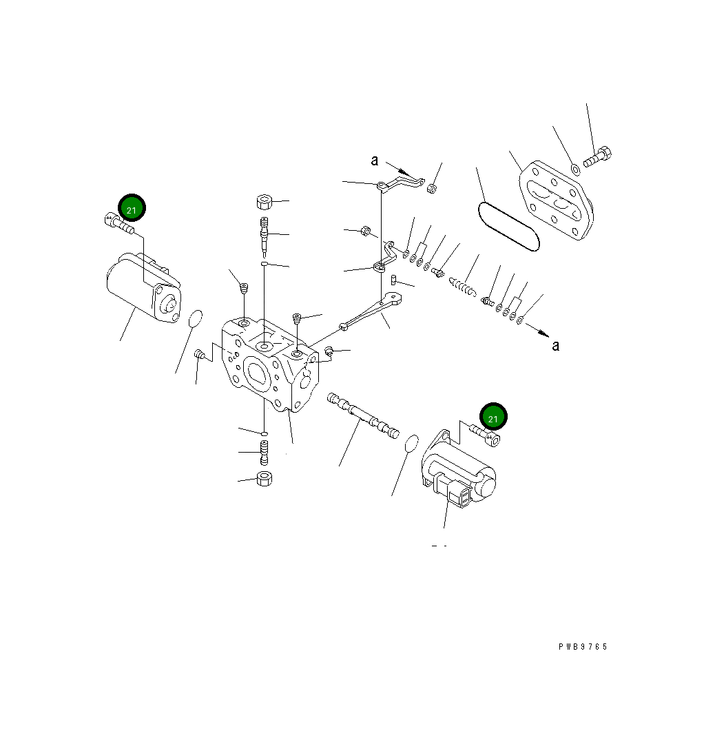 Болт 702-13-61490  Komatsu