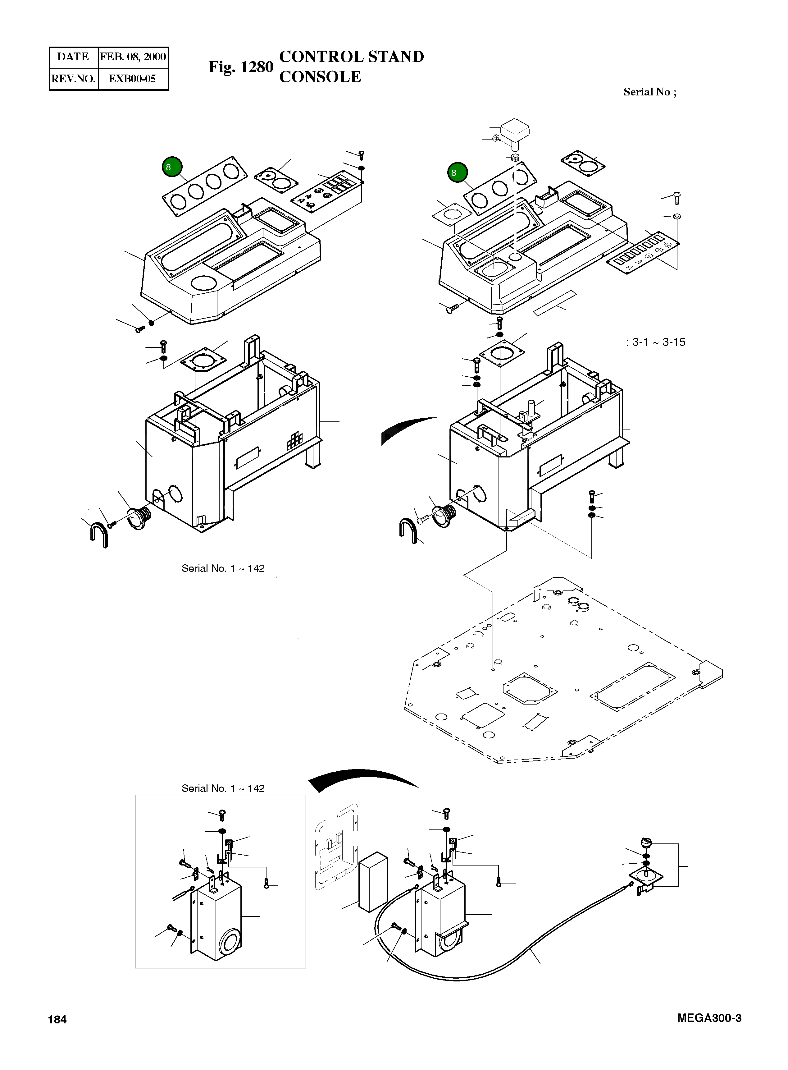 Крышка 4621-2890B Komatsu