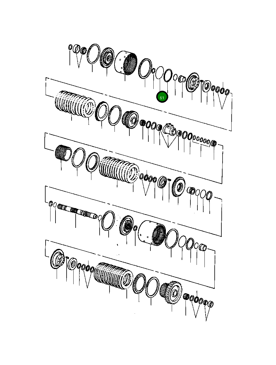 Кольцо уплотнительное (O-Ring) 659 712 C1  Komatsu