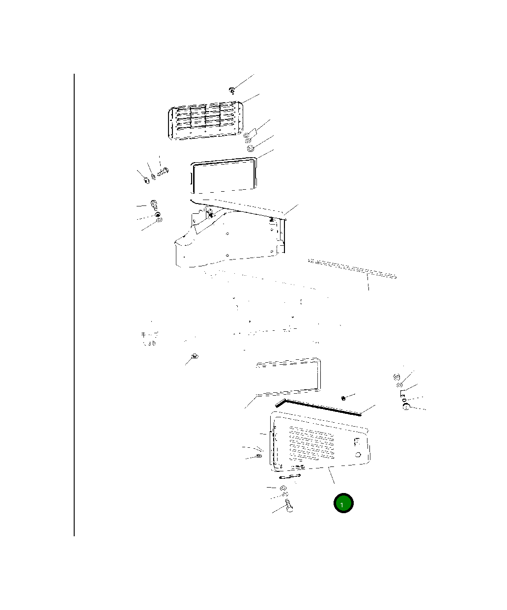 Крышка 423-07-53491 Komatsu