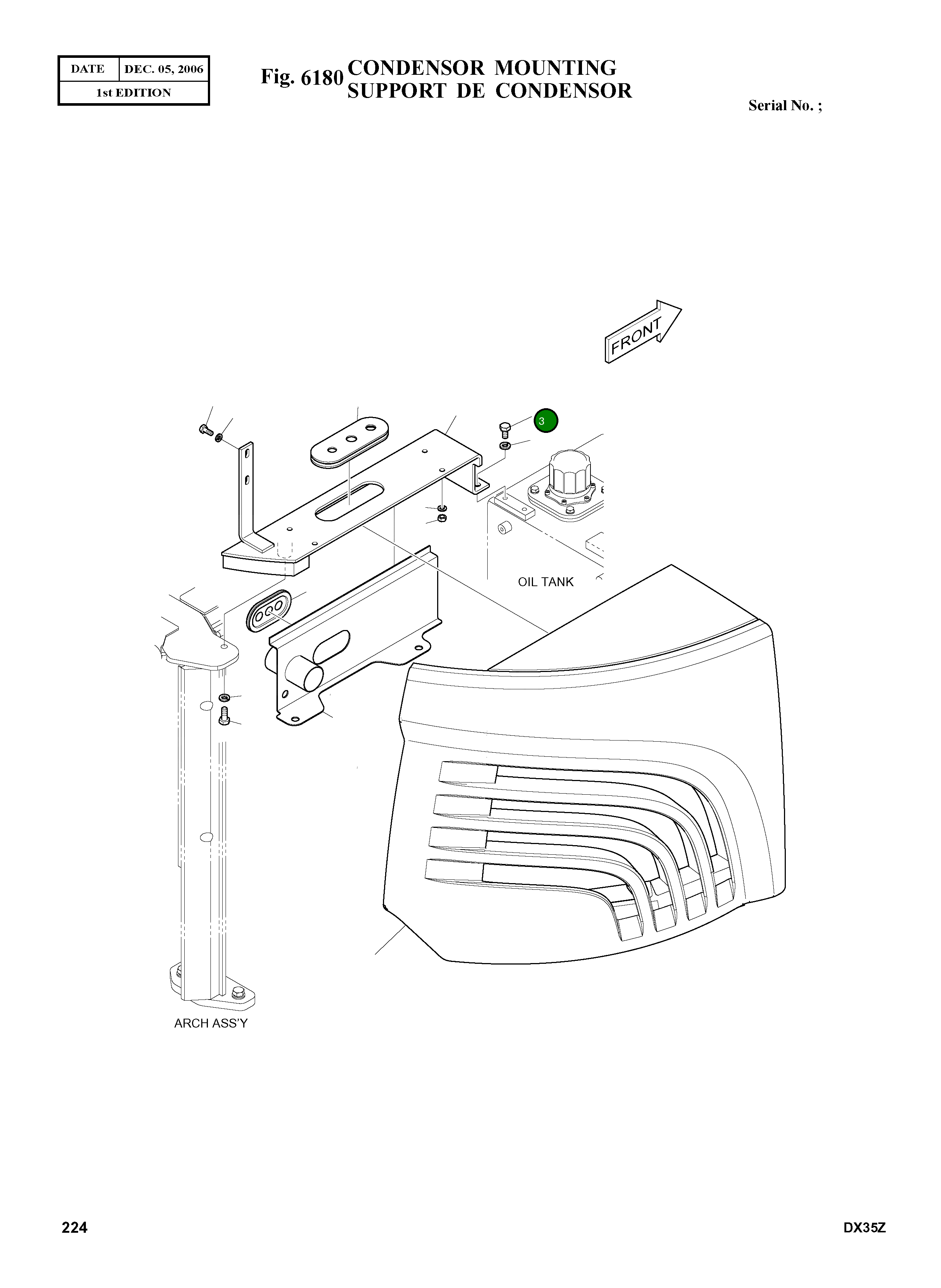 Болт S0511866  Komatsu