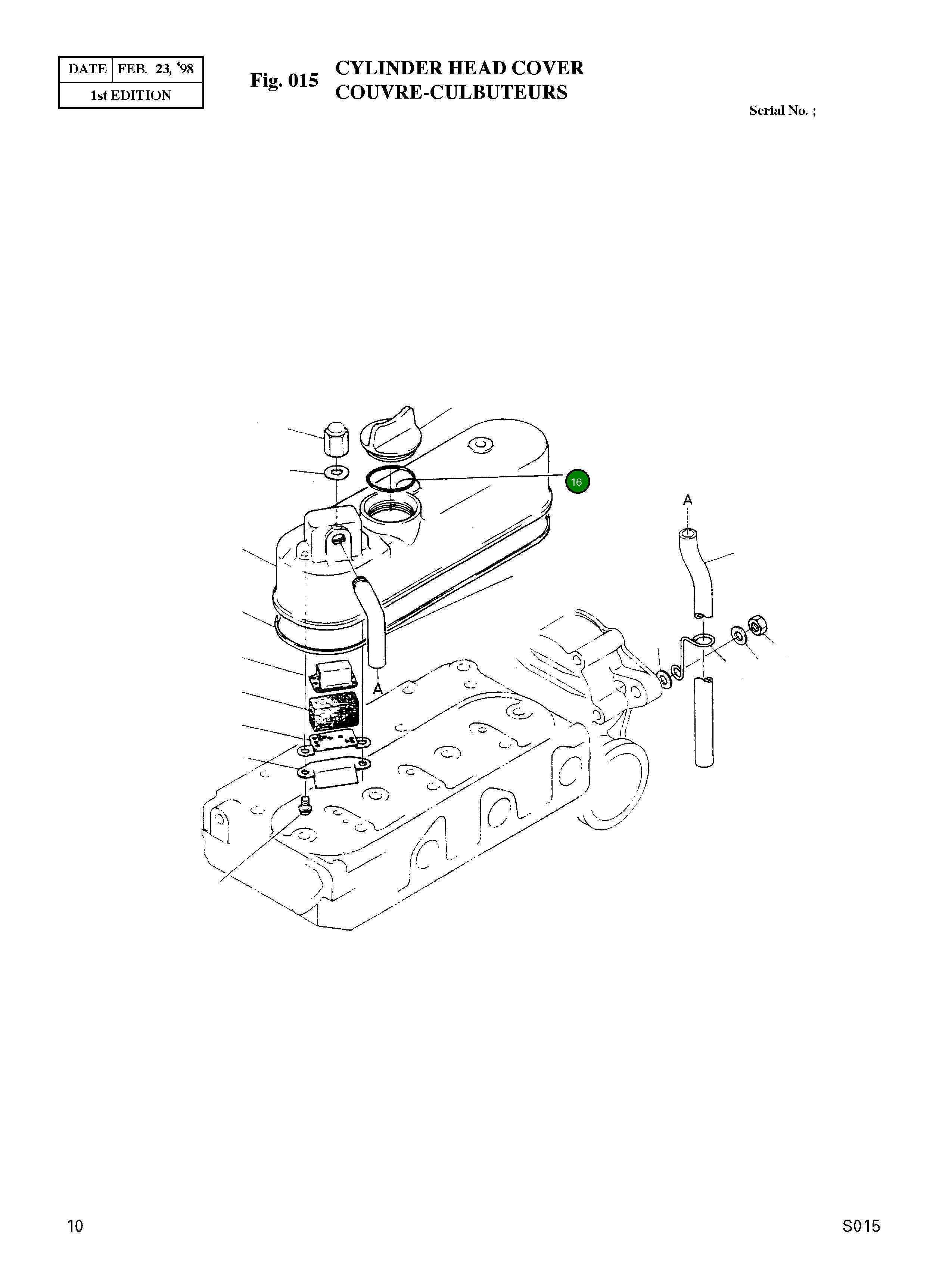 Кольцо уплотнительное (O-Ring) 04811-50300 Komatsu