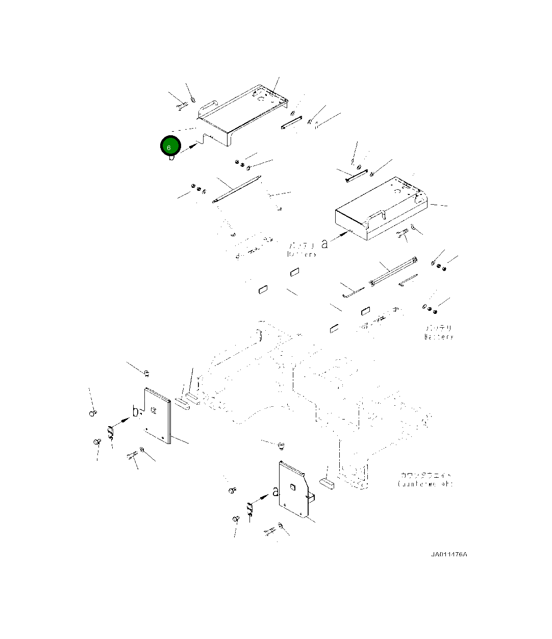 Крышка 418-06-51520 Komatsu
