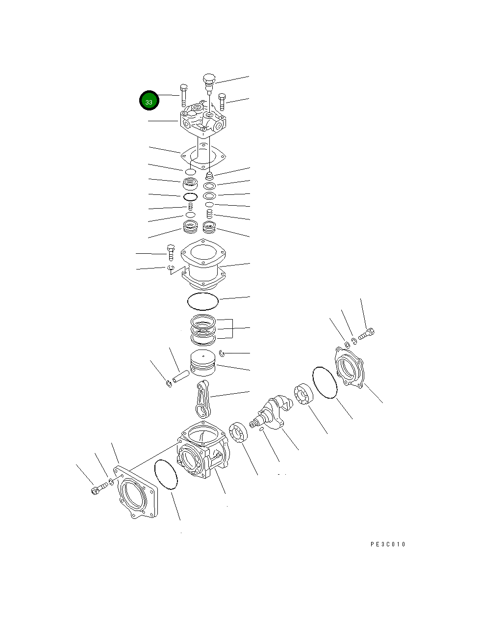 Болт DK487088-0000 Komatsu