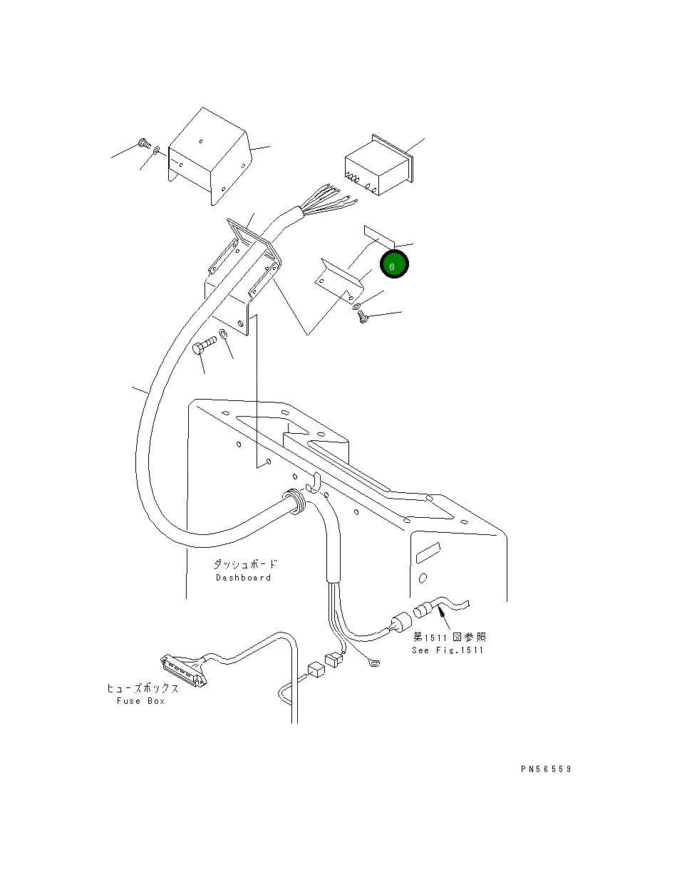 Крышка 26C-06-15230 Komatsu