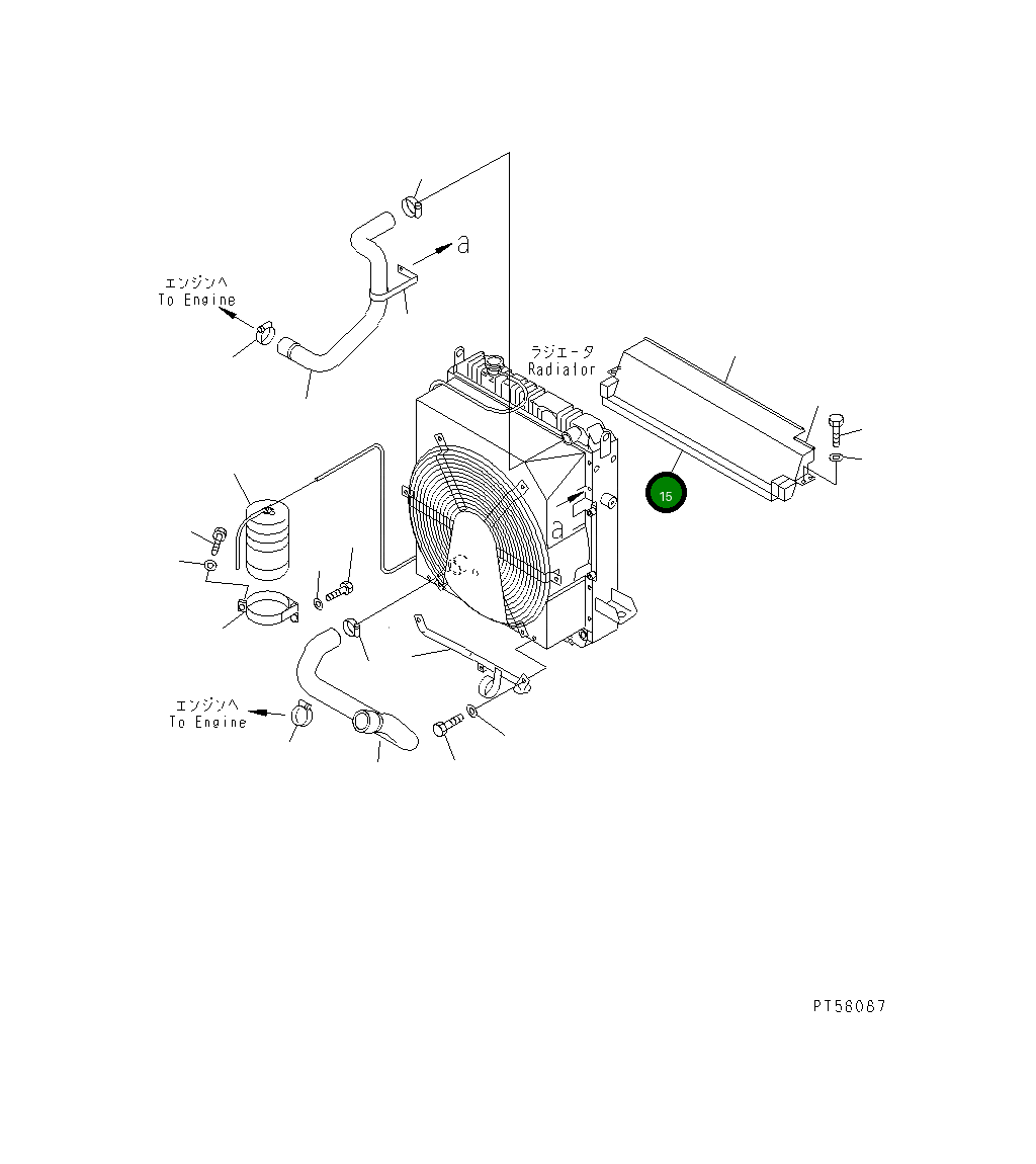 Крышка 23E-03-31420 Komatsu