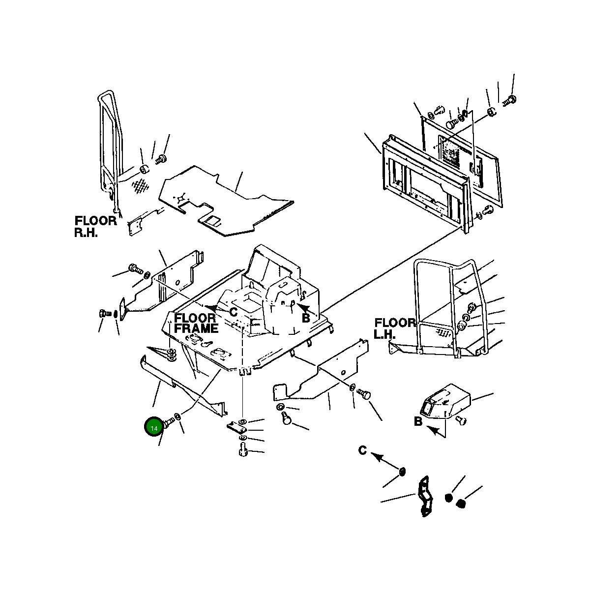Крышка 426-54-12222 Komatsu