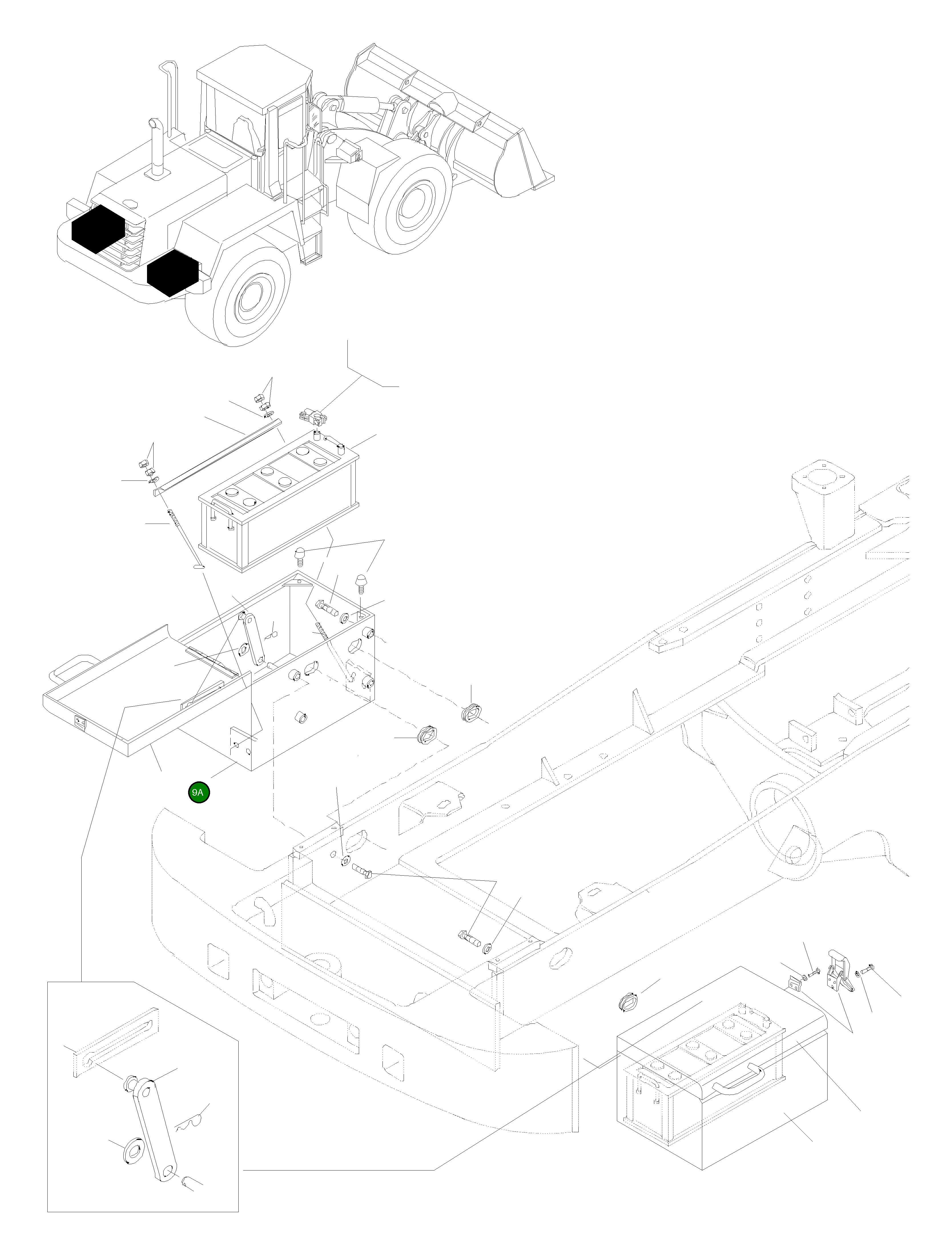 Крышка 423-06-H0P01 Komatsu