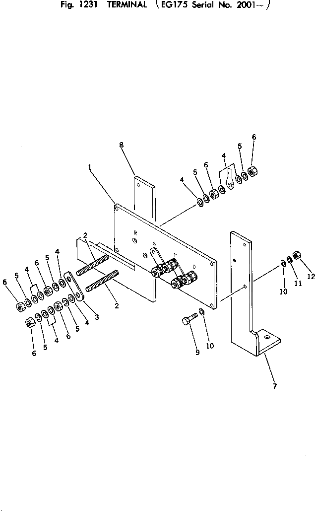 Болт 01016-20830  Komatsu