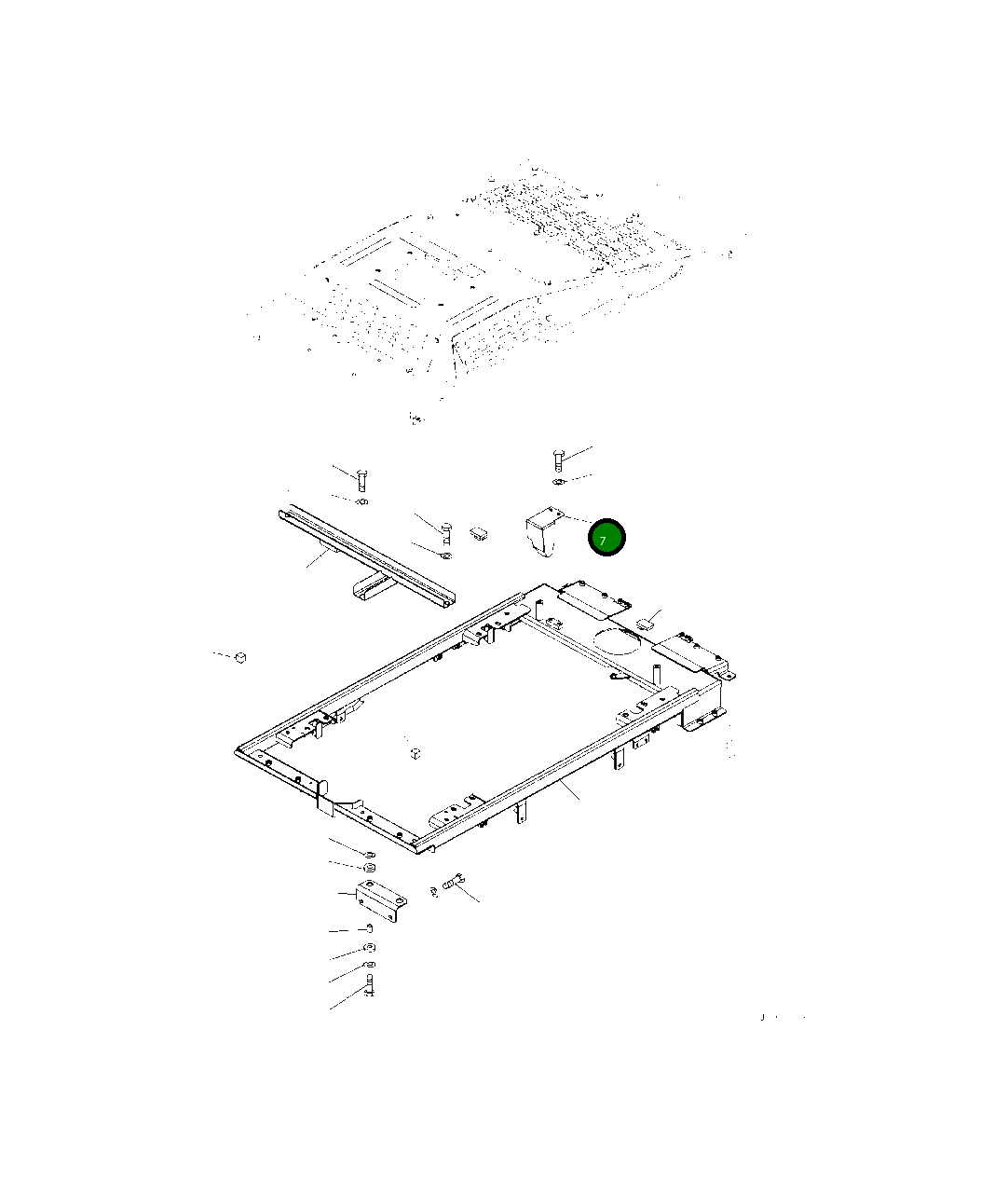 Крышка 419-54-62550  Komatsu