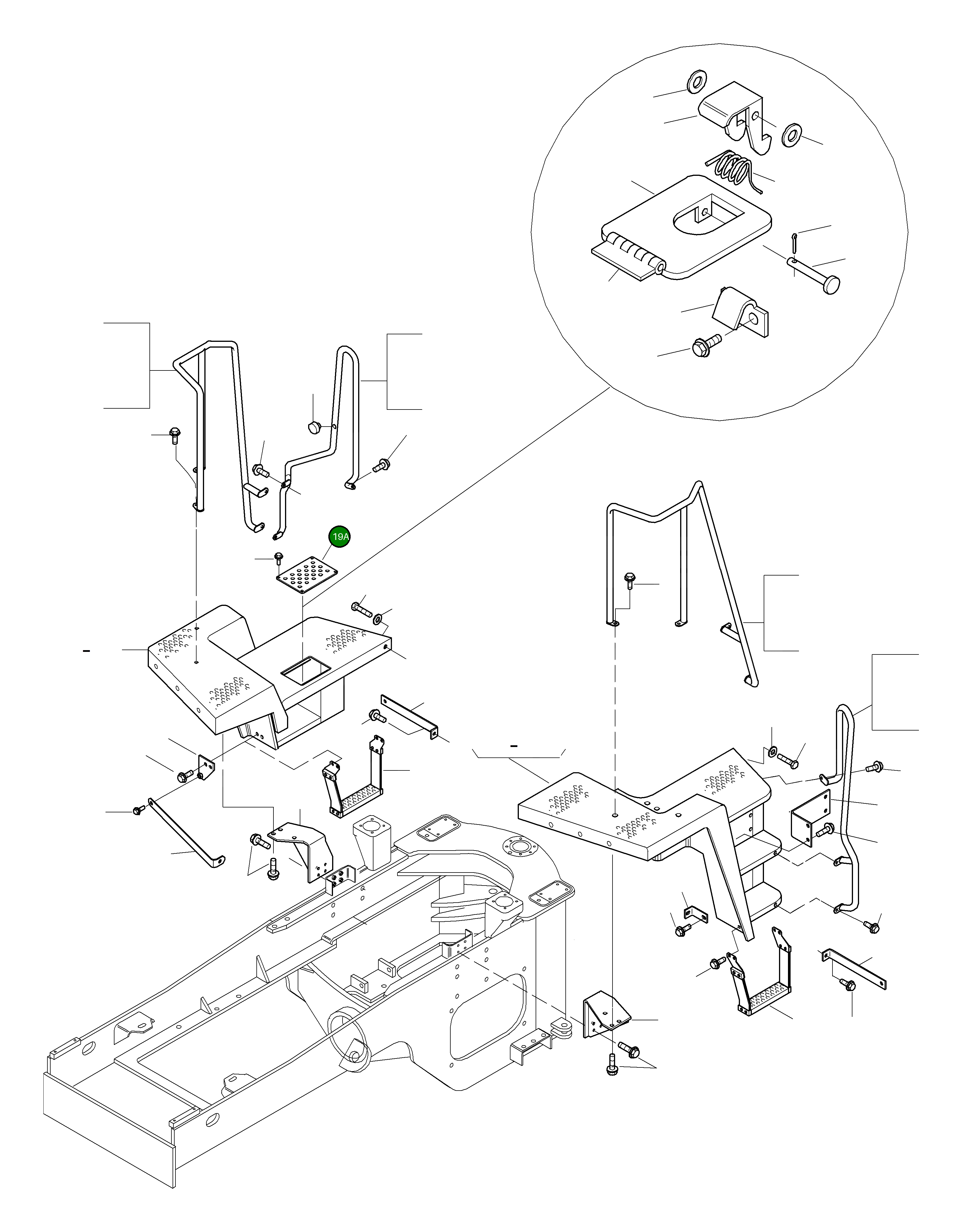 Крышка 419-54-H4270  Komatsu