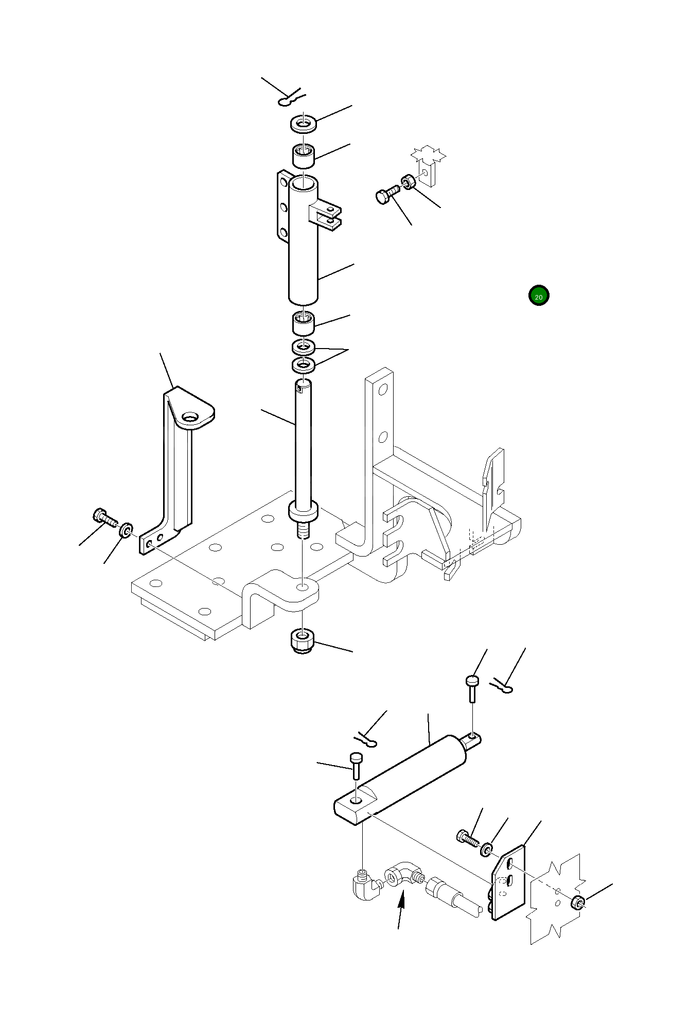 Болт 802015109 Komatsu