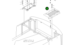 Крышка 203-54-66631 Komatsu
