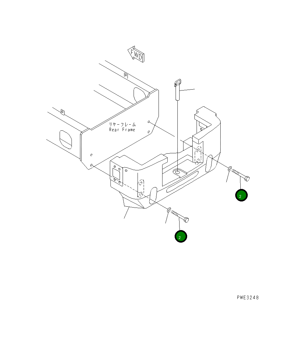 Болт 01011-63480 Komatsu