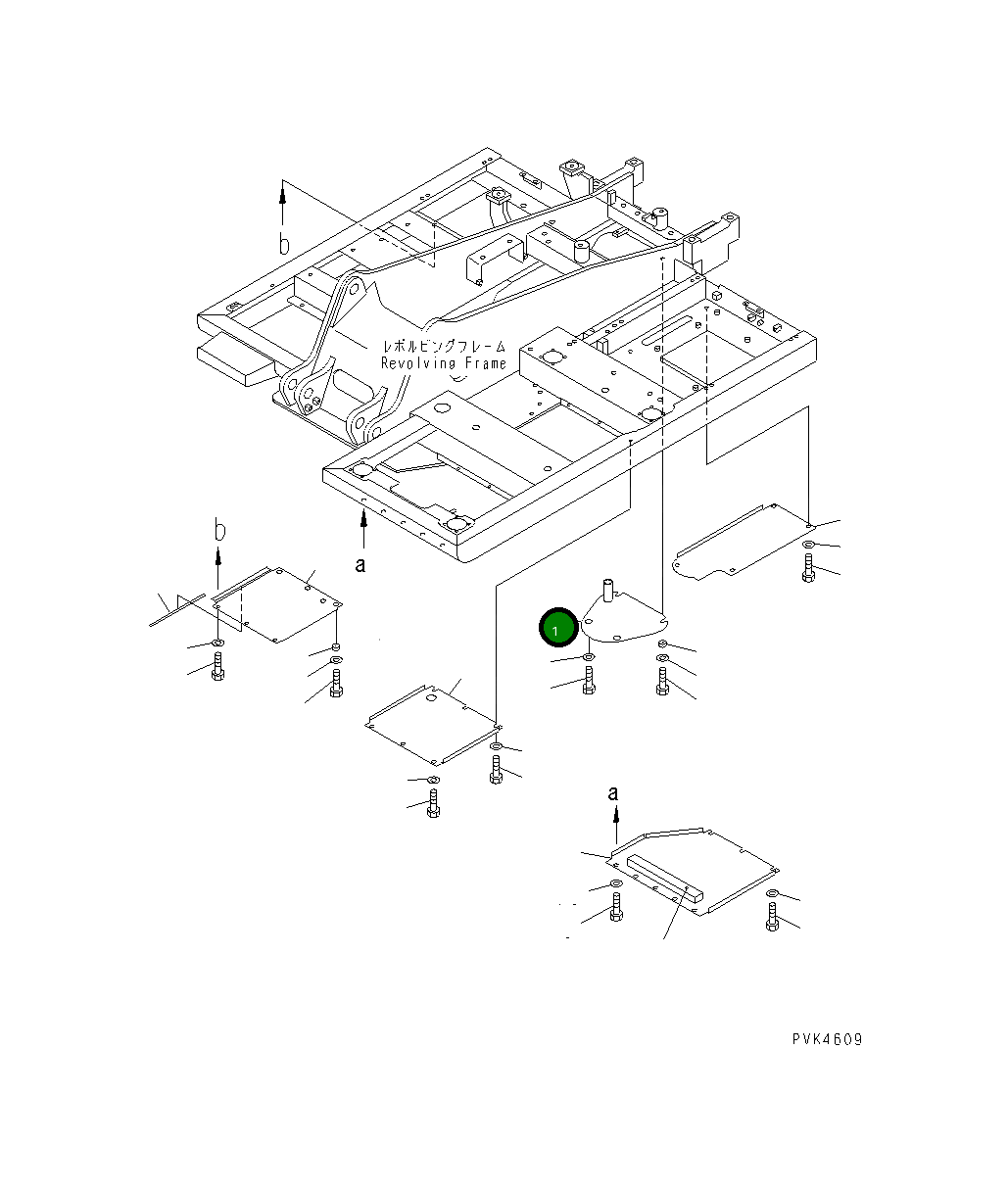Крышка 203-54-64510 Komatsu
