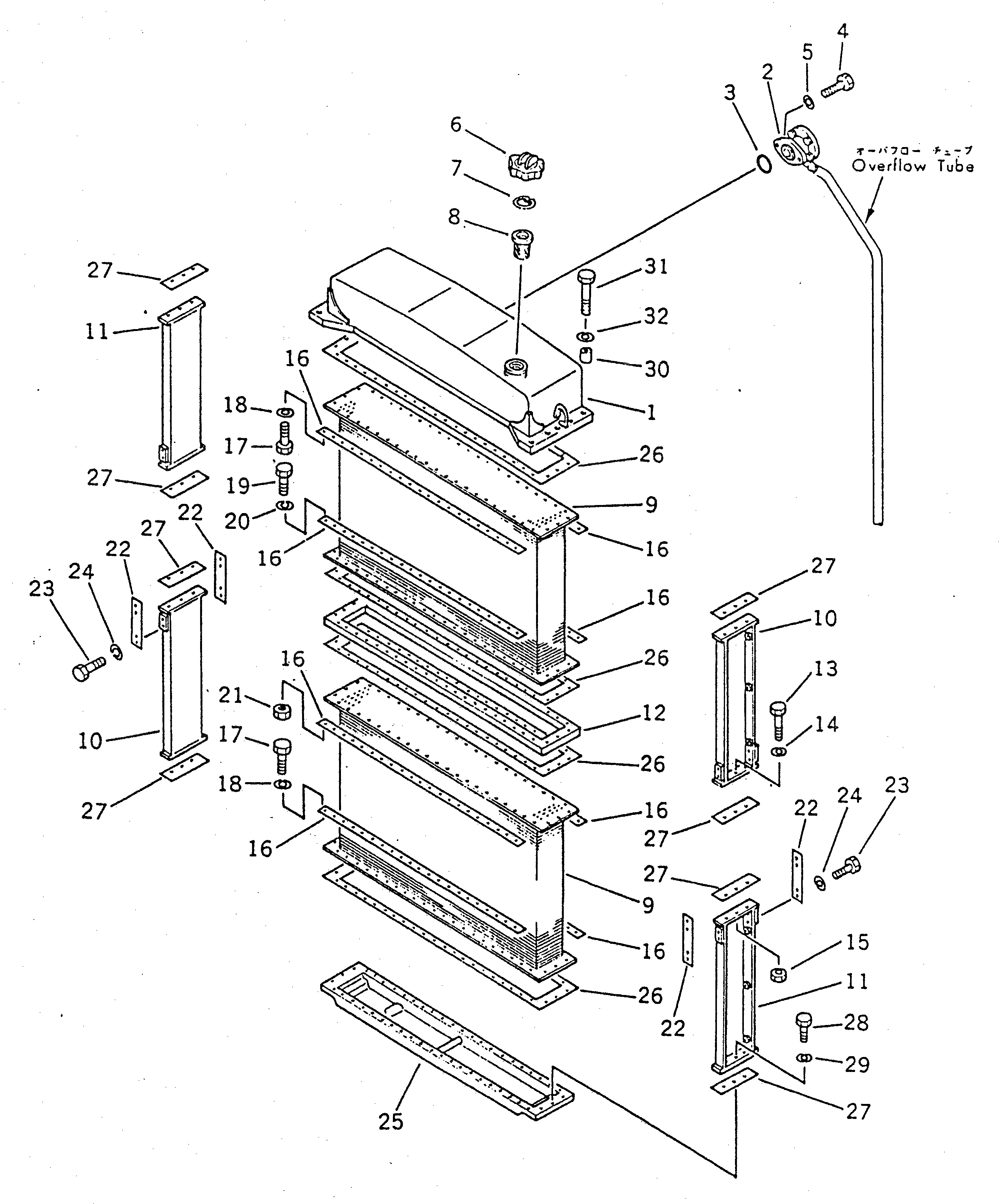 Болт 01011-31820  Komatsu
