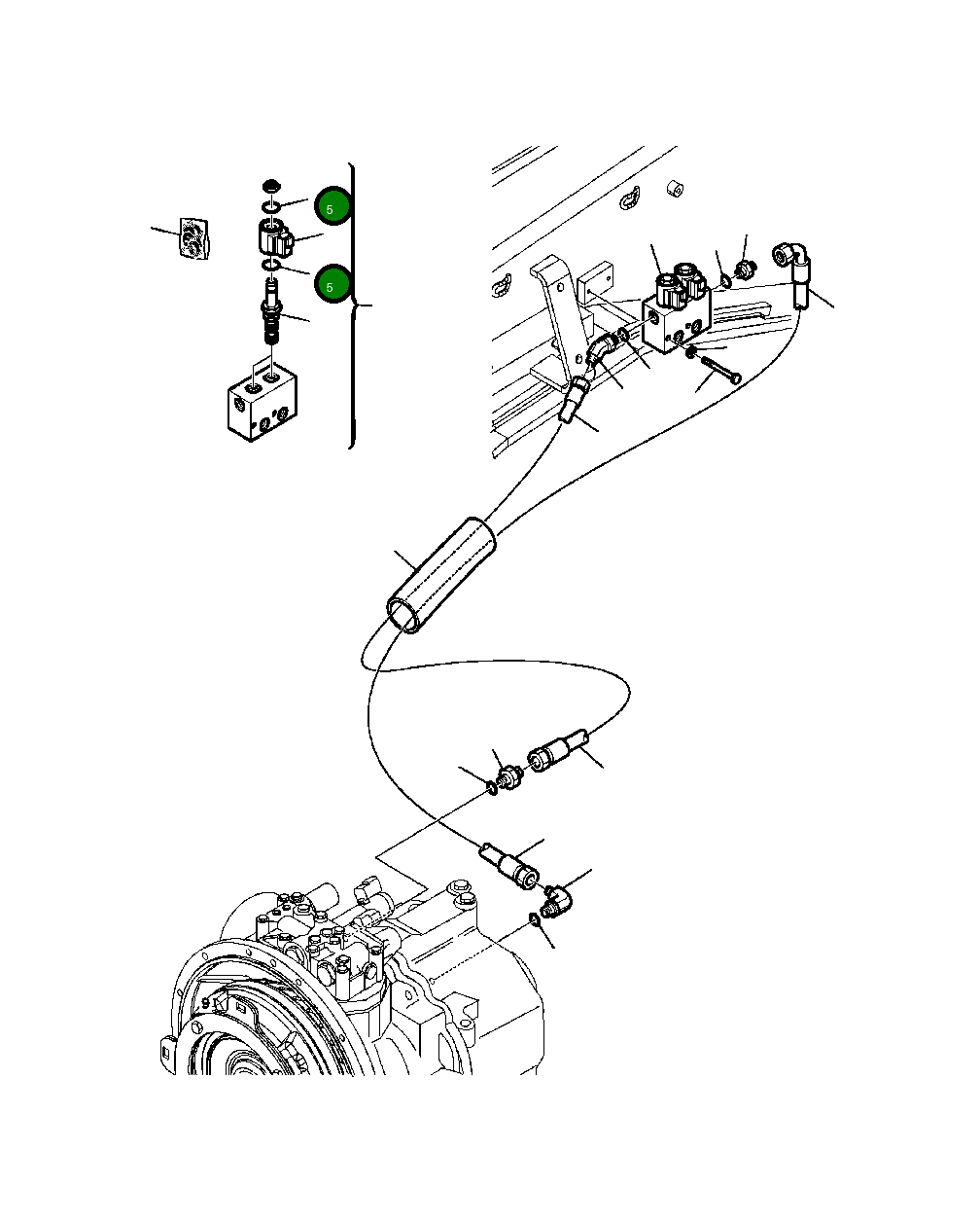 Кольцо уплотнительное (O-Ring) 845 081 015 Komatsu